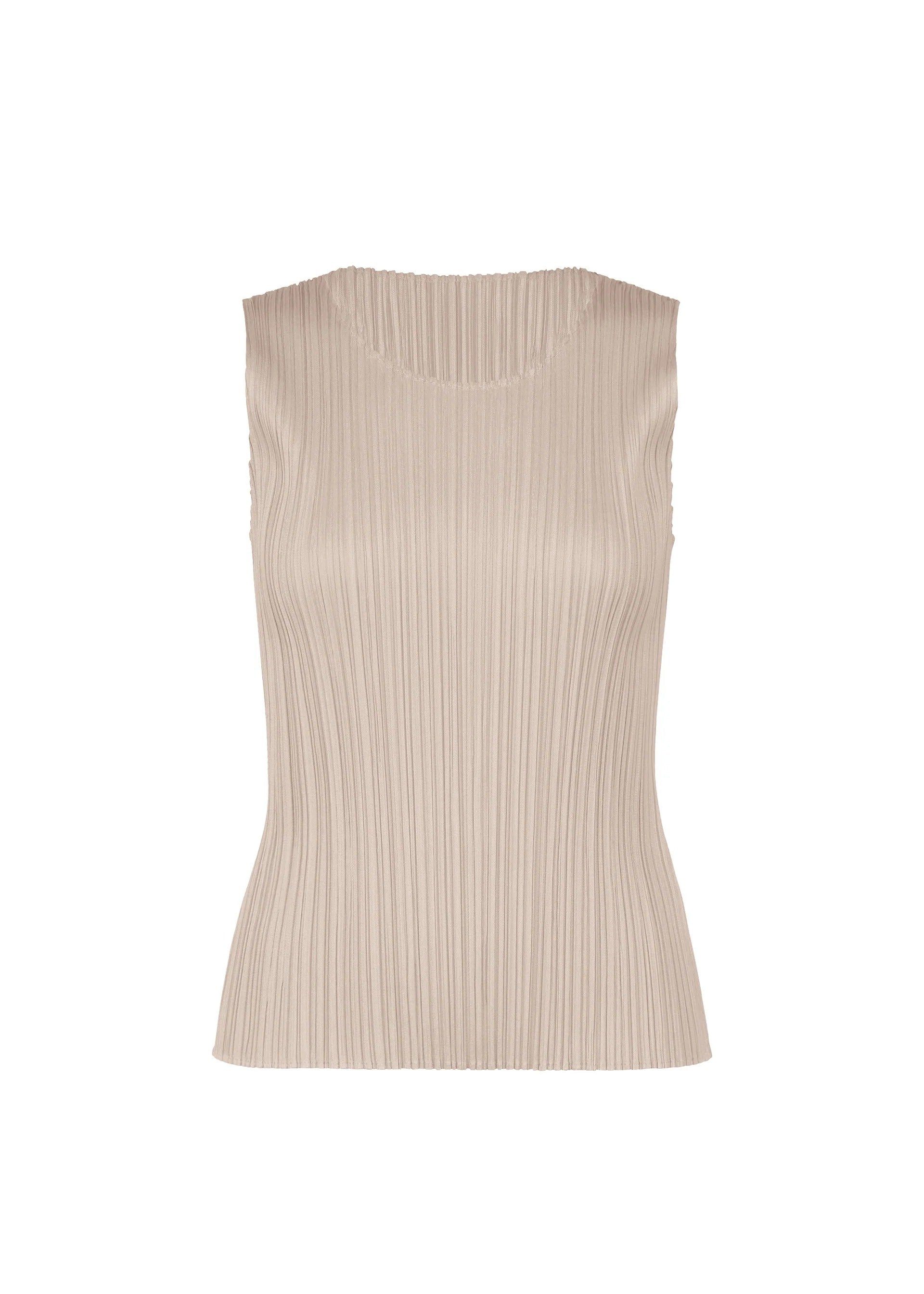 Issey Miyake Colorful Basics 4 top bez rukávů karmínový