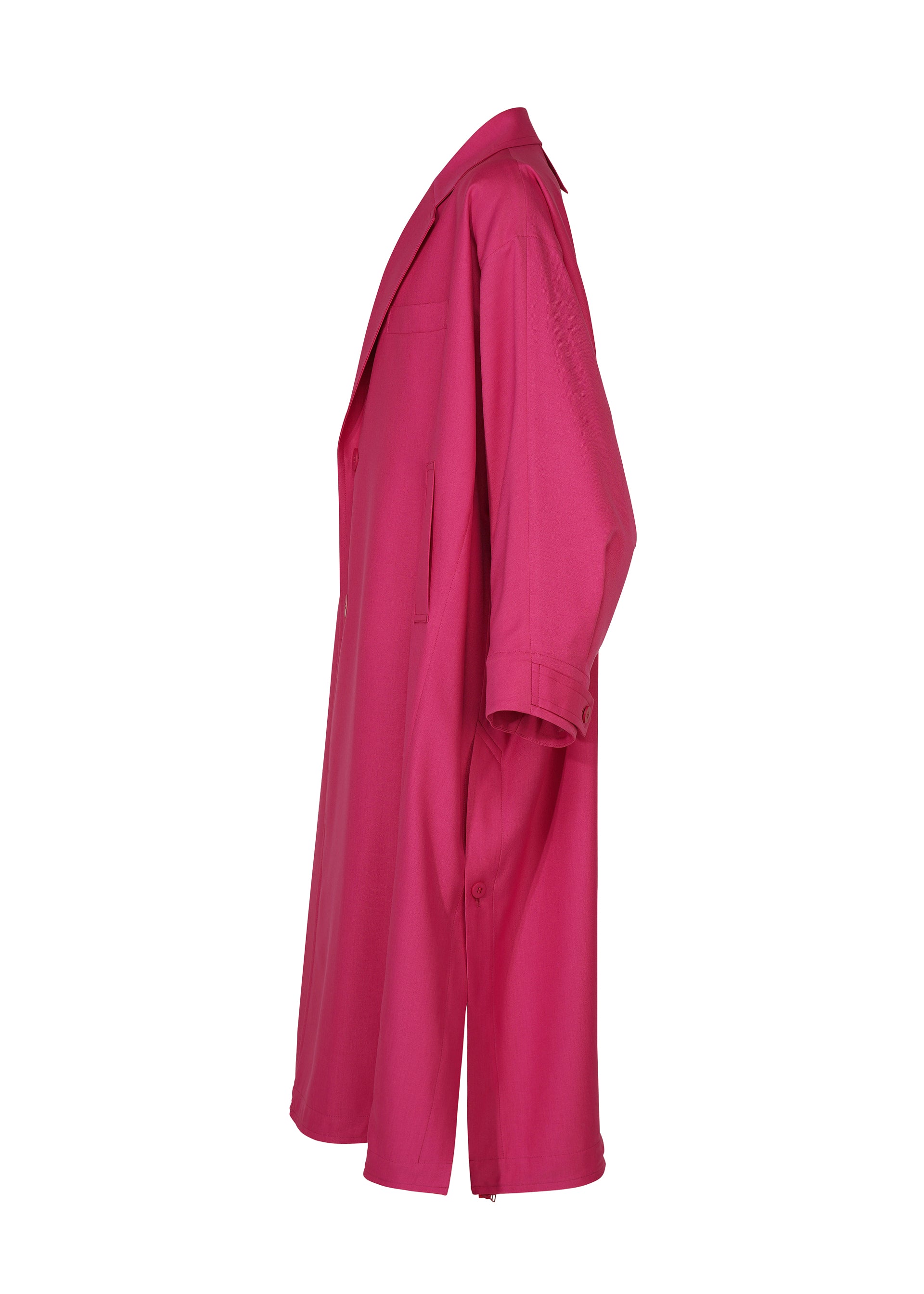 Issey Miyake Breeze Drape kabát černý splývavý