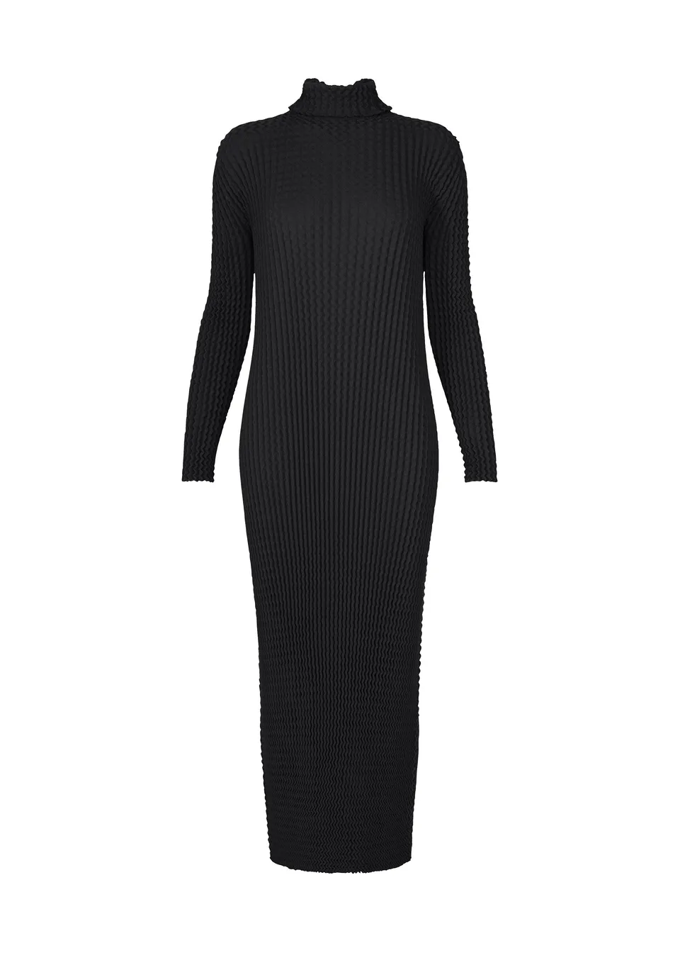 Issey Miyake Spongy BK-68 šaty černé pletené