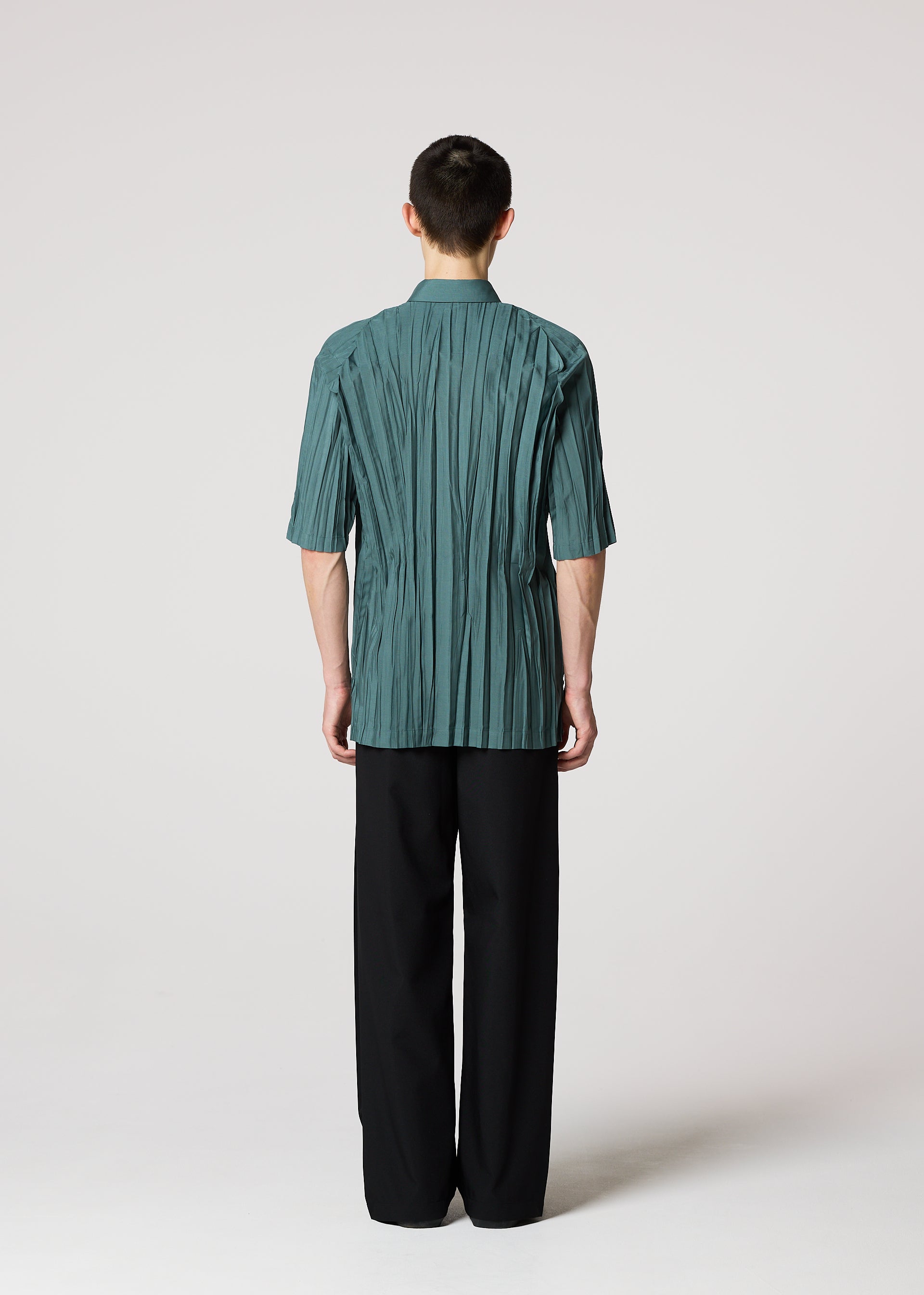 Issey Miyake IM Men Wrinkle košile off-white