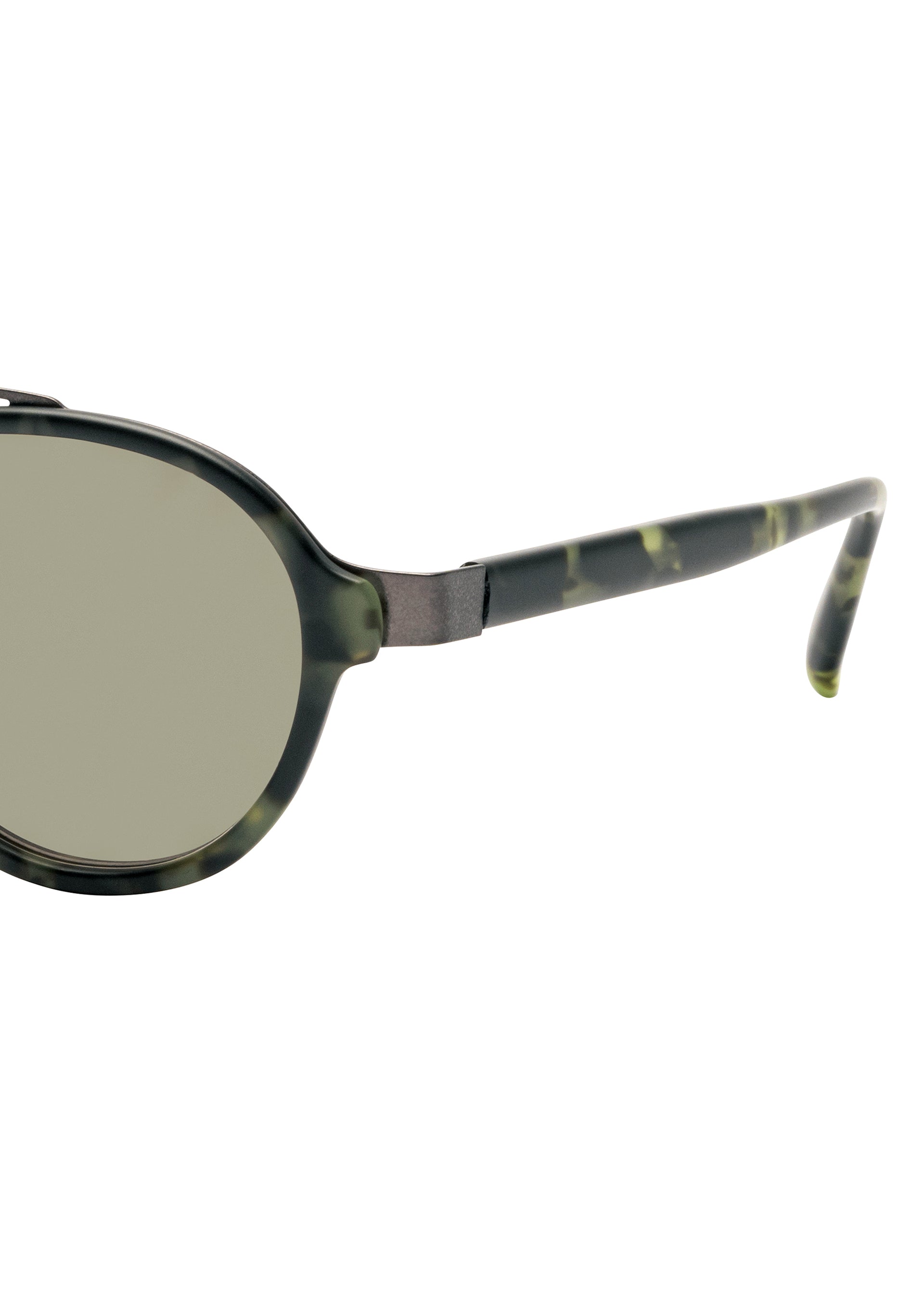 Issey Miyake Eyes Marrow Teardrop brýle zelené