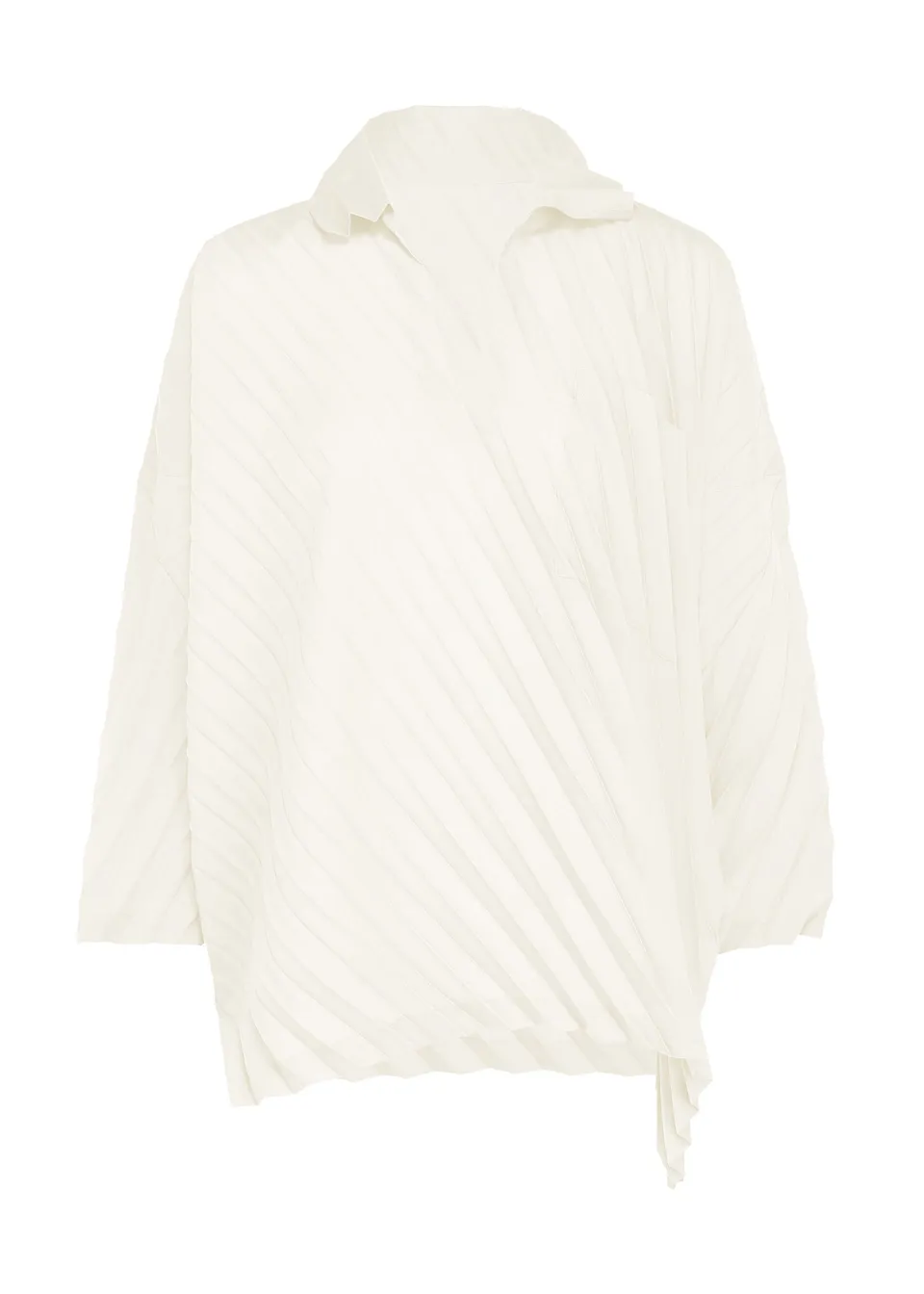 Me Issey Miyake Angle Pleats Shirt košile bílá skladebná