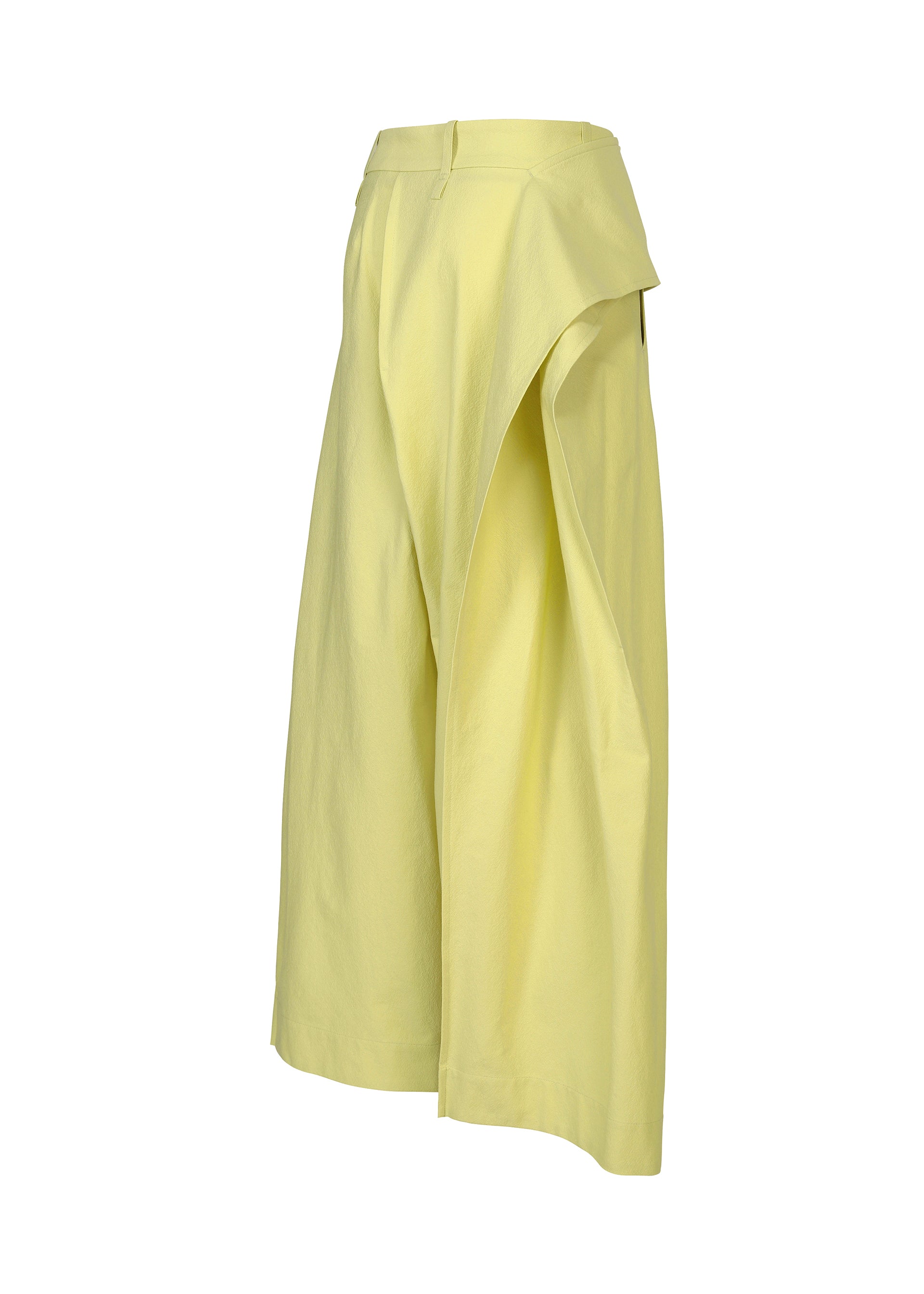 Issey Miyake Grainy kalhoty OFF-WHITE strečové