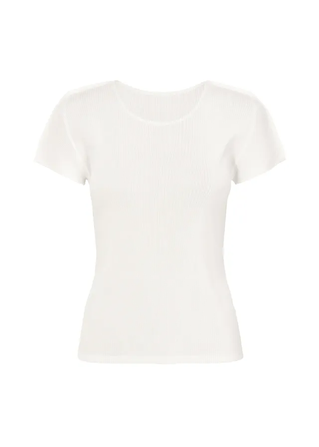 Issey Miyake Mist Basics plisovaný top bílý vel. 3