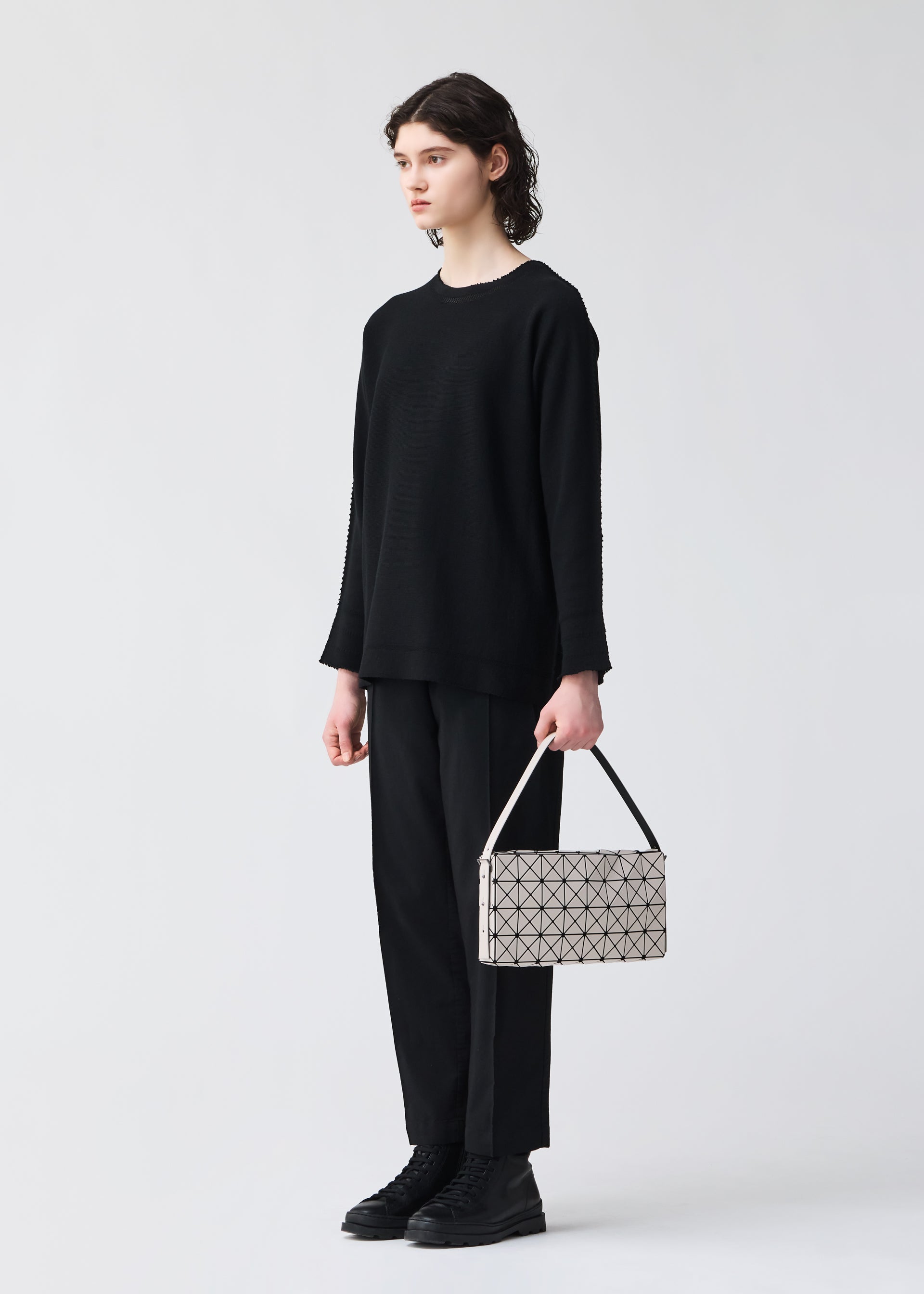 Bao Bao Issey Miyake Oblong kabelka matná černá 2way