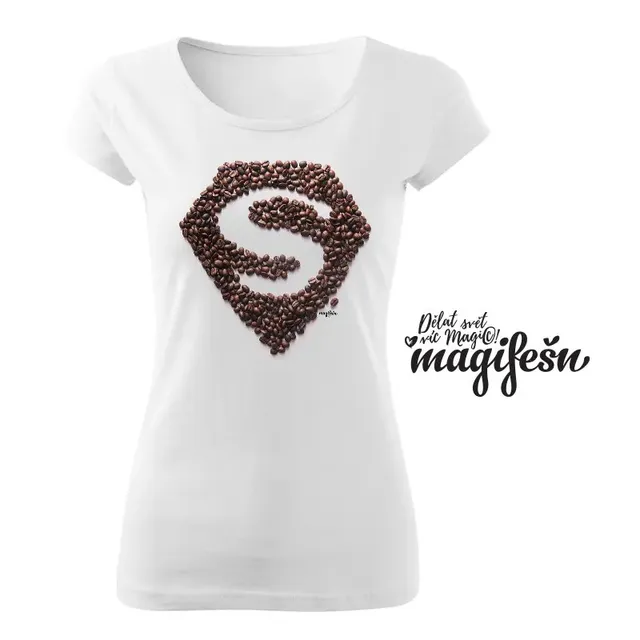 Magifešn BIO tričko XX Super(wo)man biobavlna