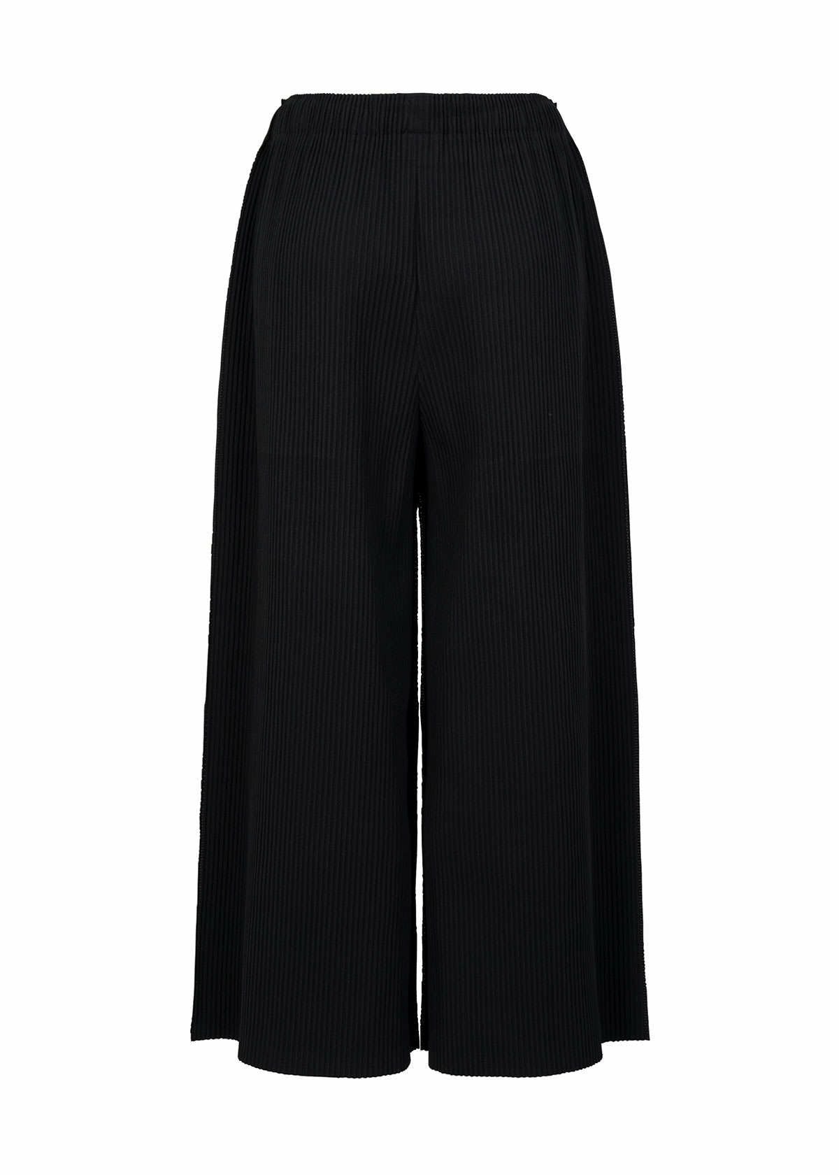 Issey Miyake Fine Knit Pleats kalhoty bílé široké