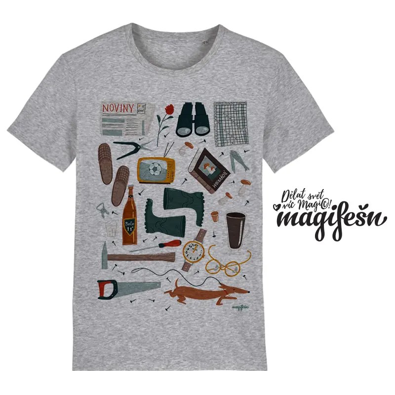Magifešn GrandPa XY unisex tričko z biobavlny dárek
