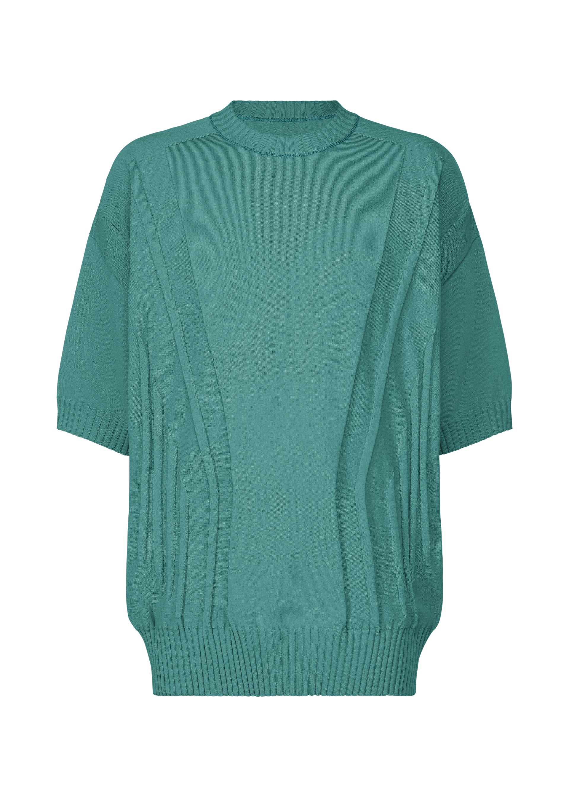 Issey Miyake Type-K 003-1 pletený top černá 2 pružný