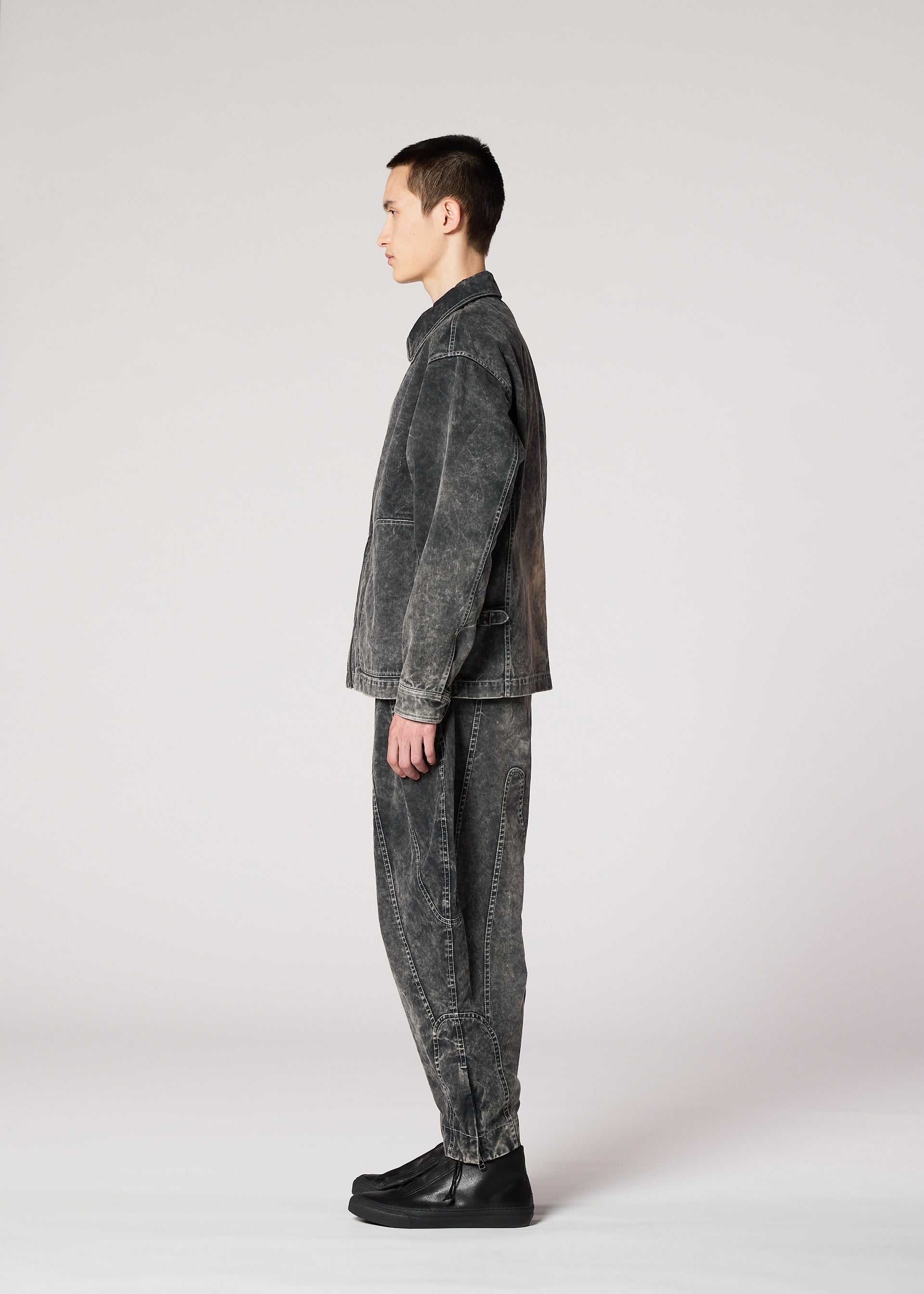 Issey Miyake Elements kalhoty černé vel. 2 bavlna