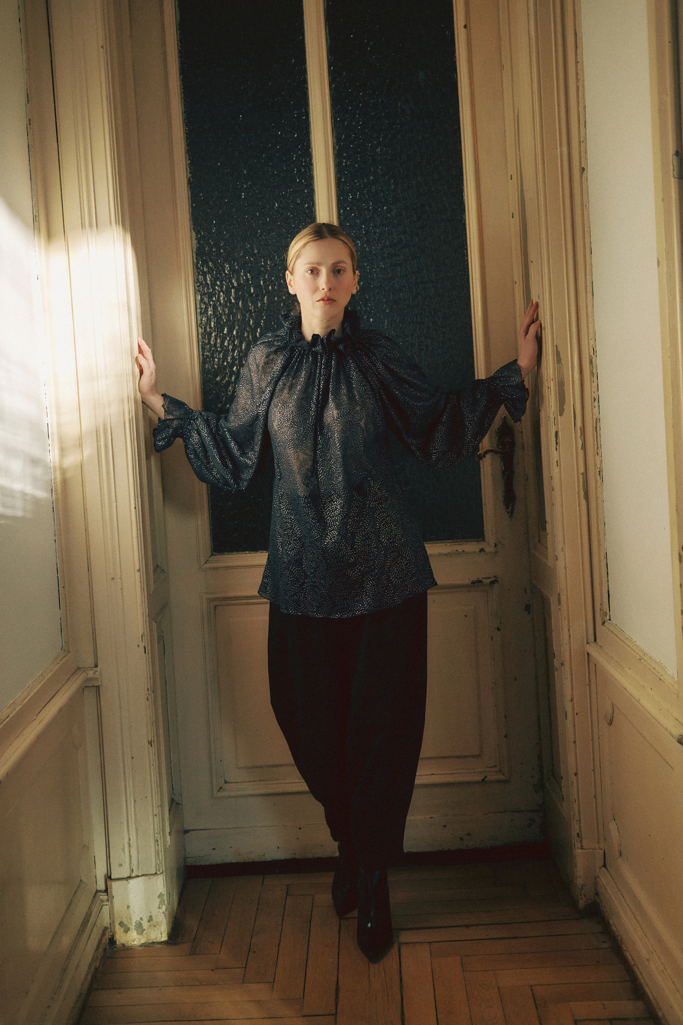 AURELIA & ZWEI FRAUEN Esther košile Dark Navy hvězdice