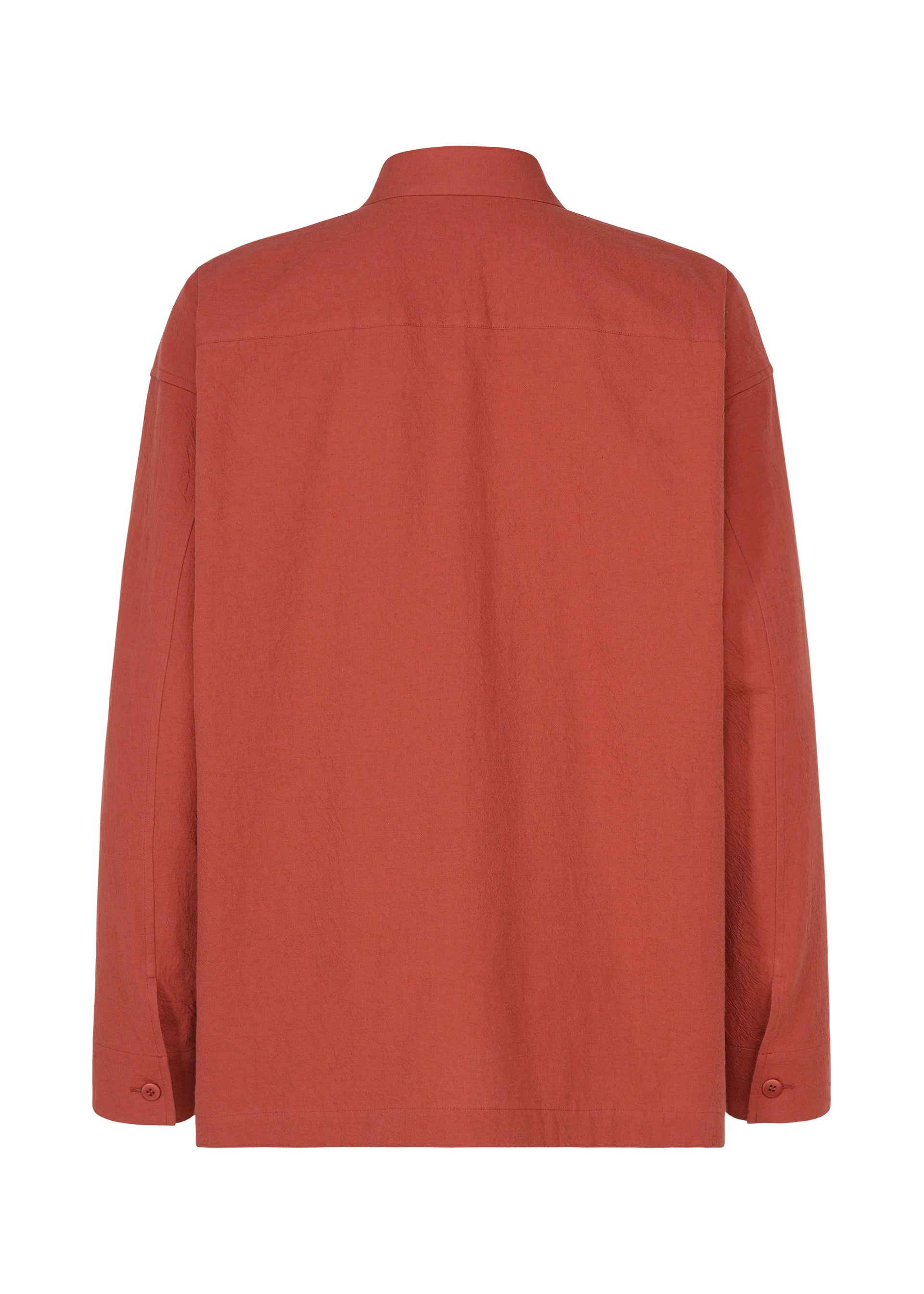 Issey Miyake Cotton Yak košile šedá vlněná