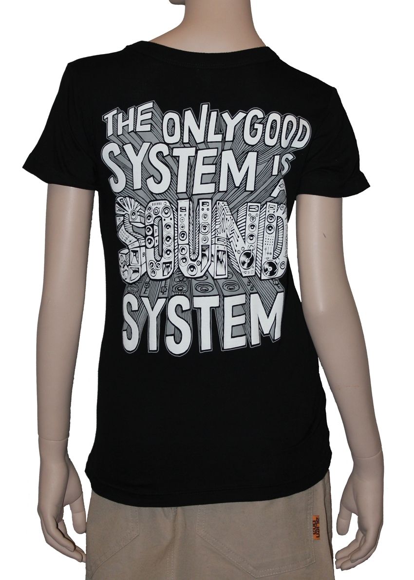Alien DNA Only Good System dámské tričko černé bavlněné