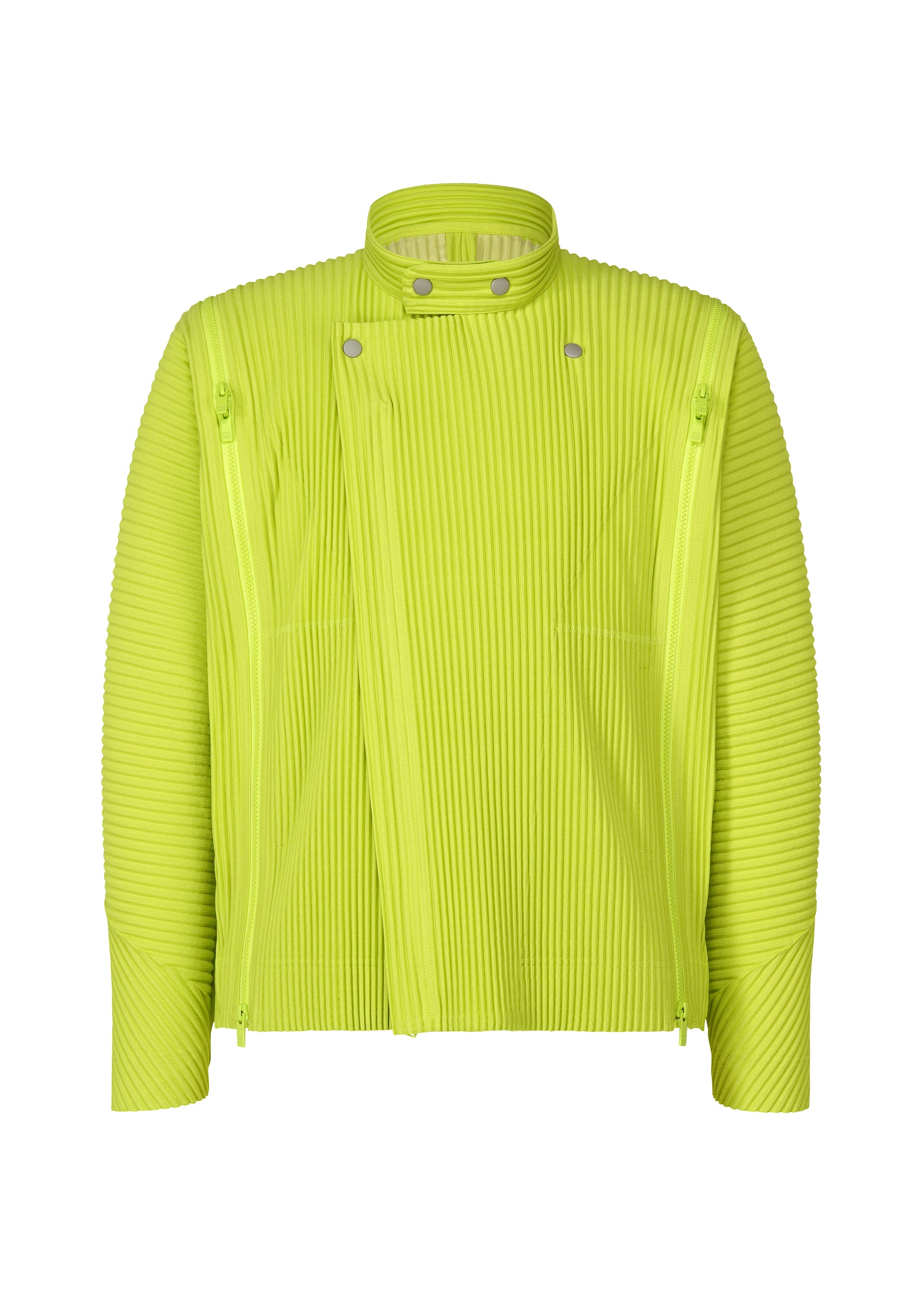 Issey Miyake Homme Plissé Multi-Fastened bunda hnědá vel. 3