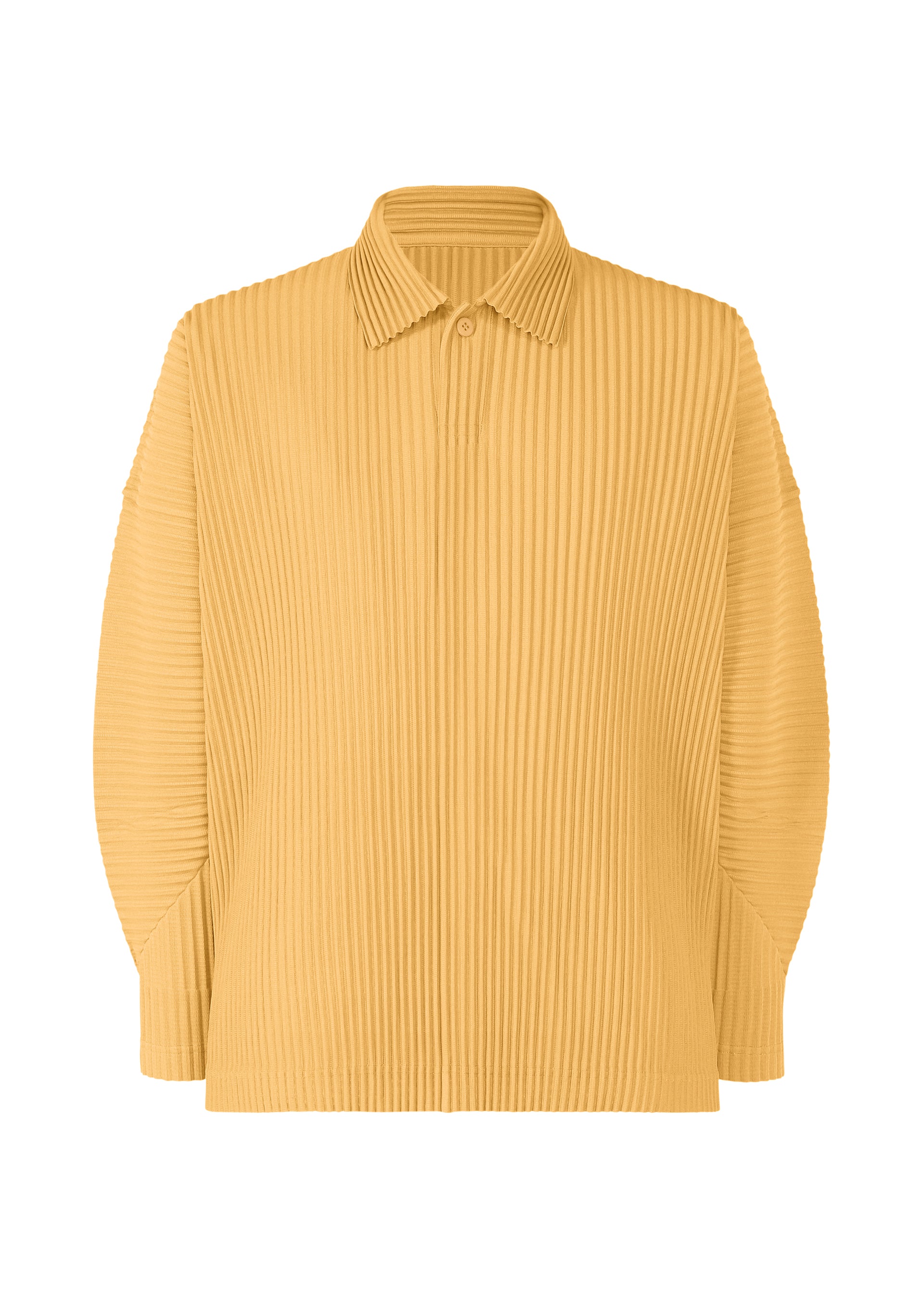Issey Miyake Monthly Colors August polo tričko černé s dlouhým rukávem