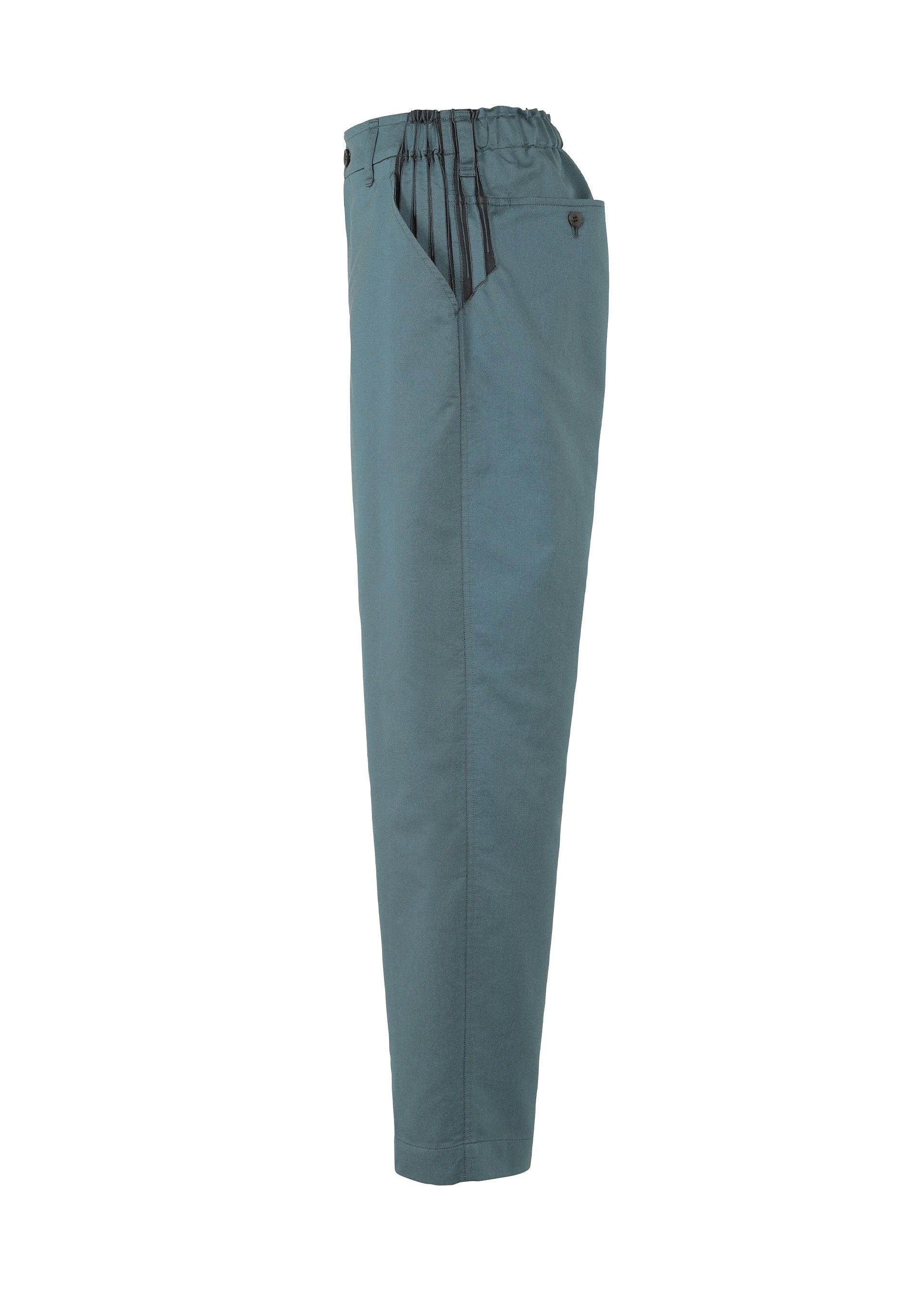 Issey Miyake TYPE-S 001-2 kalhoty tmavě šedé strečové
