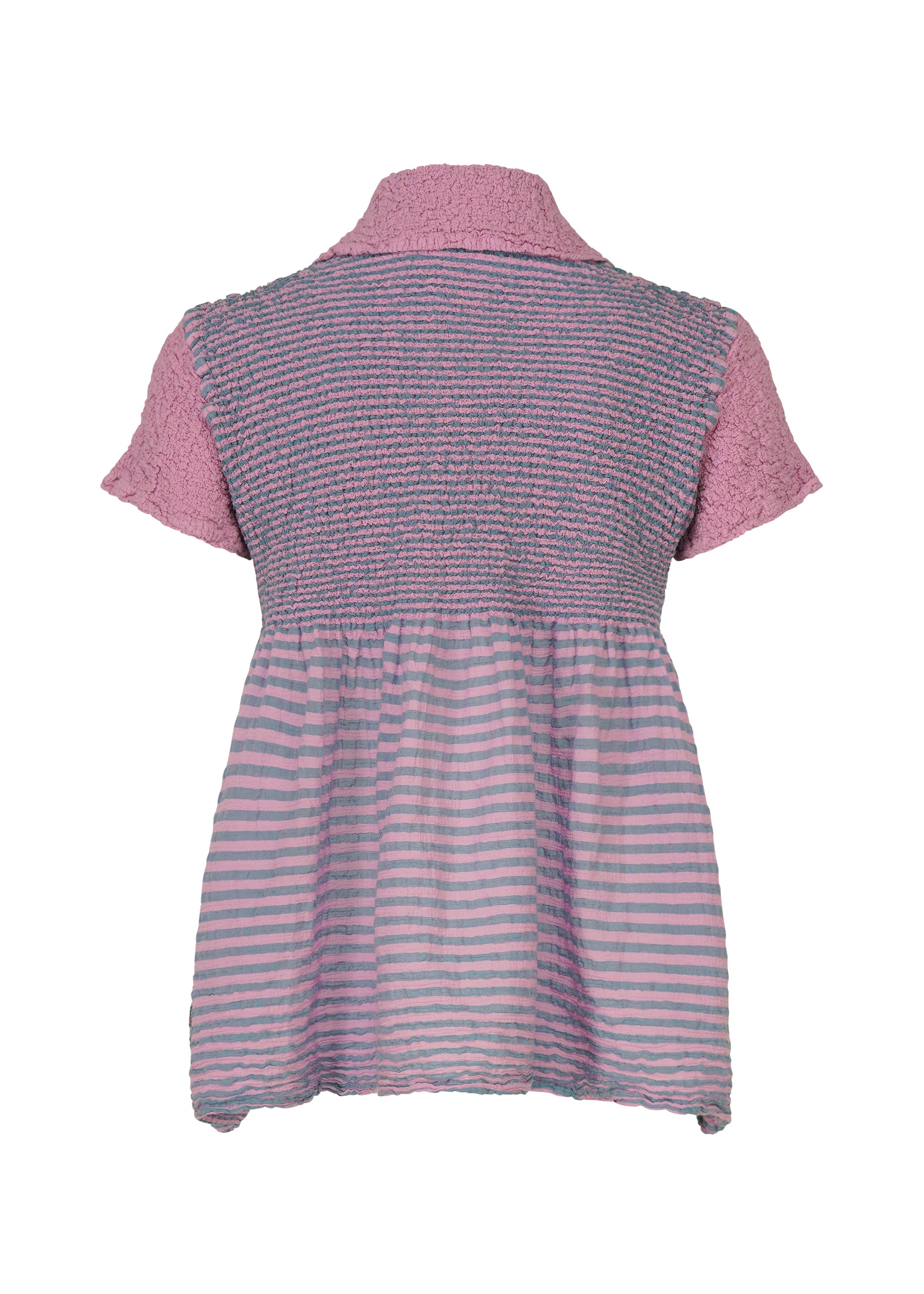 Issey Miyake Stripe Cauliflower top černý