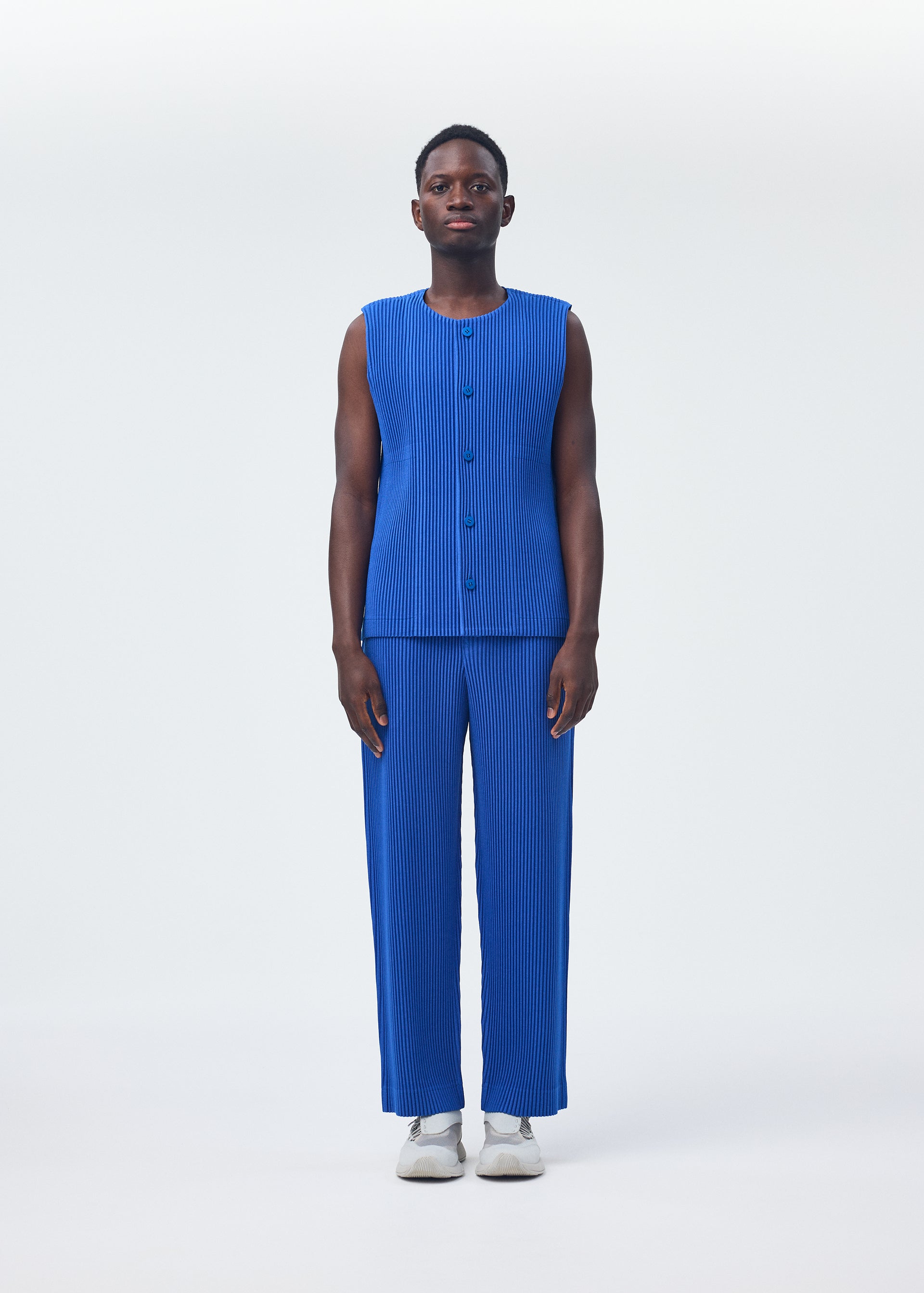Issey Miyake Kersey Pleats vesta šedá vel. 2