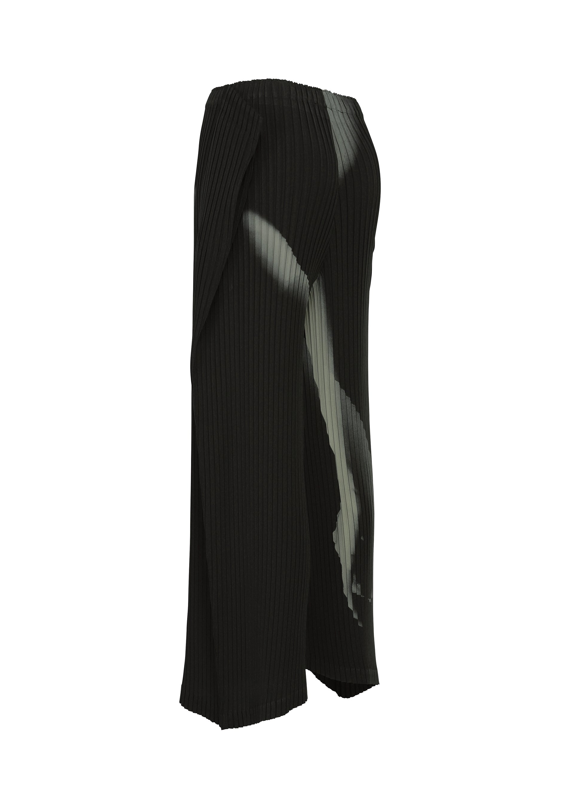 Issey Miyake Hands of Lover Pleats kalhoty Black-Hued