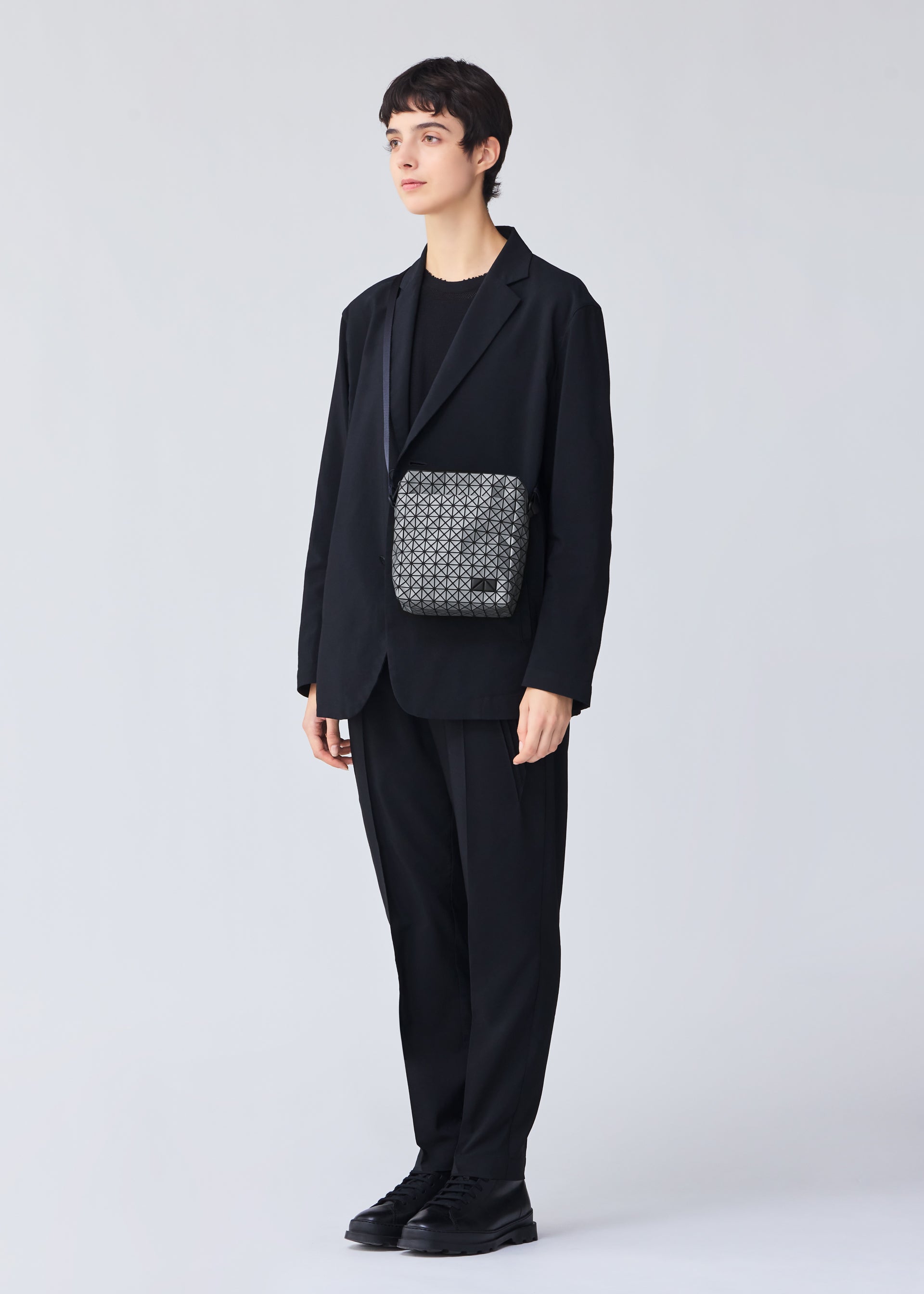 Issey Miyake Voyager Reflector crossbody Charcoal