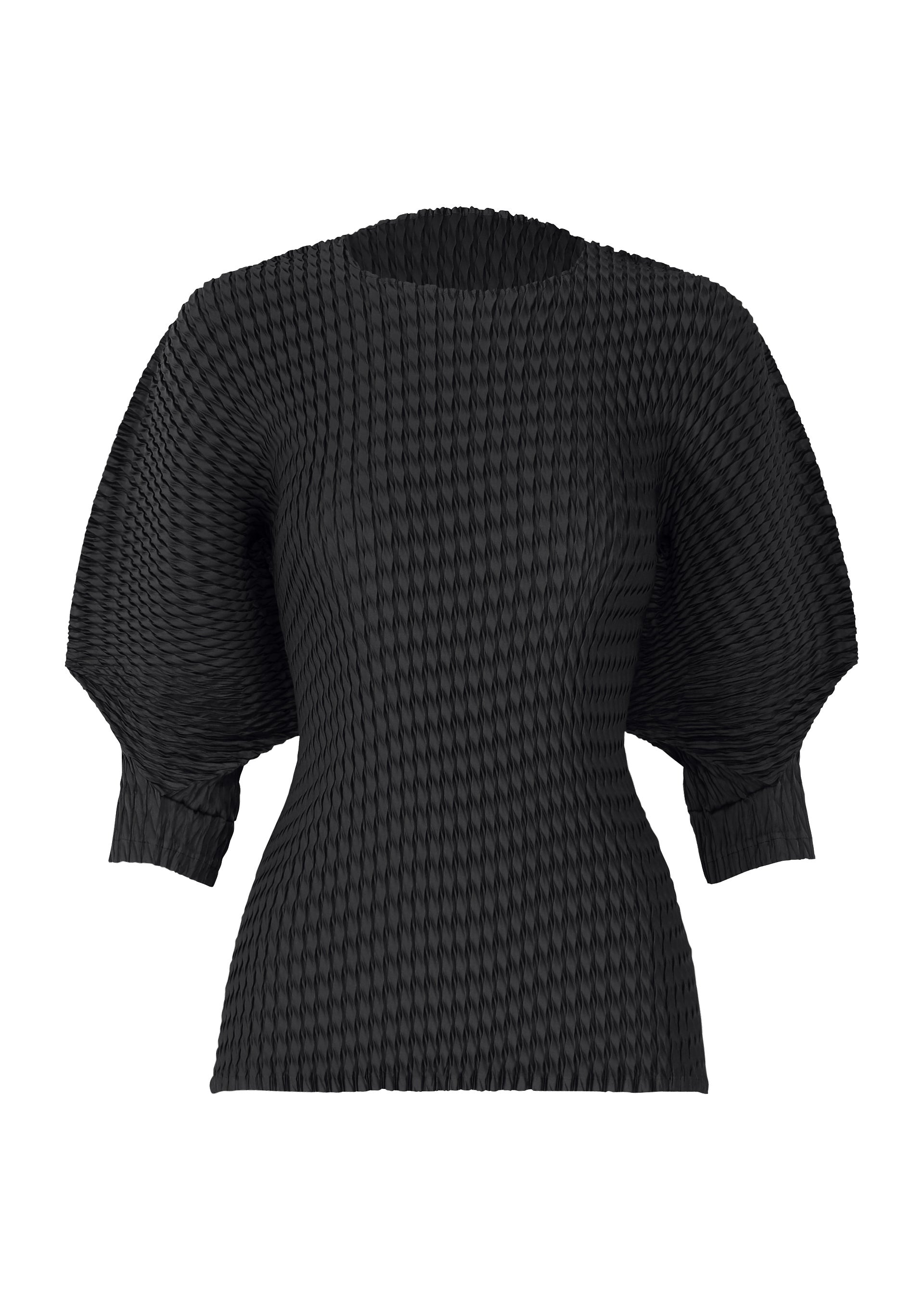 Issey Miyake Sleek Pleats IM61FJ609 top černý vel. 2 saténový