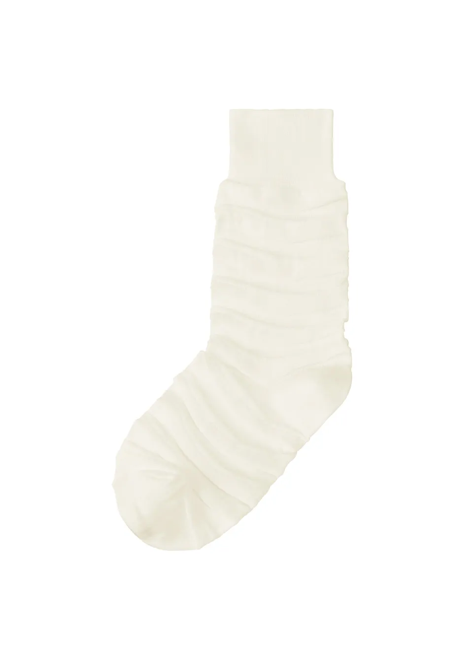 Issey Miyake Formal Wave Socks ponožky white strečové