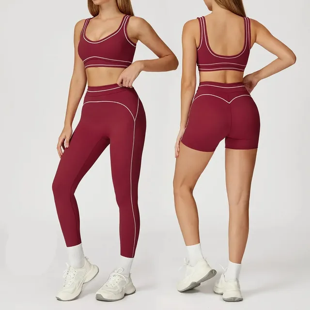 Norielle Sculpt sportovní set černá S stahovací