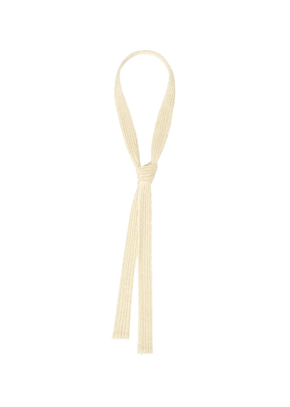 Issey Miyake Mesh Pleats Tie kravata bílá krajková