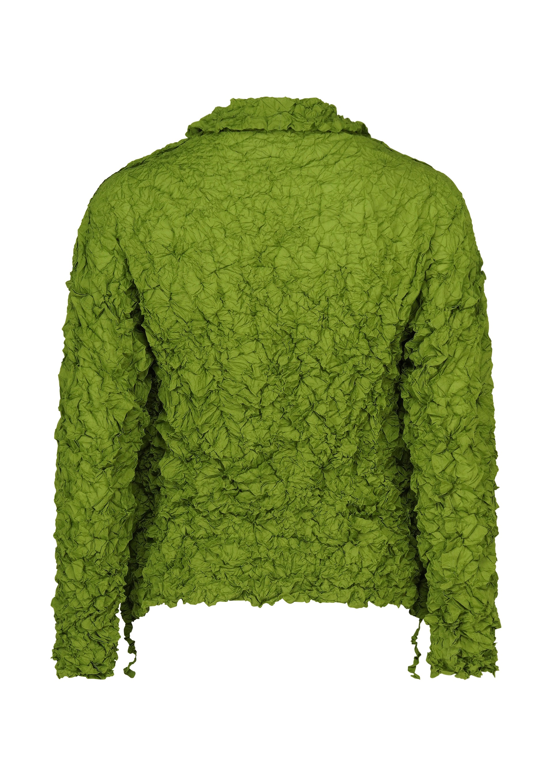 Issey Miyake Meringue Top dámský kardigan taupe řasený