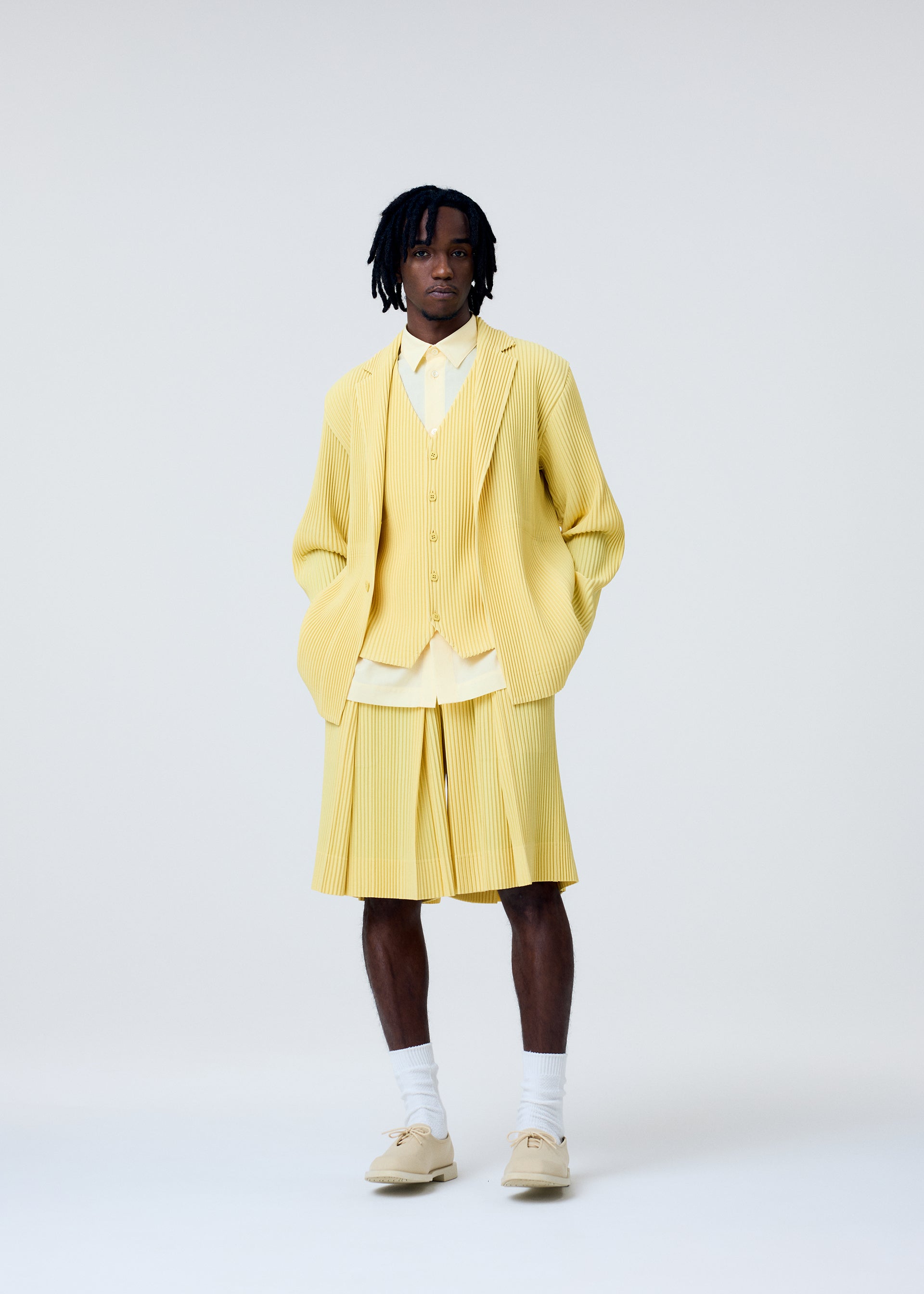 Issey Miyake Tailored Pleats 2 sako hnědá vel. 2