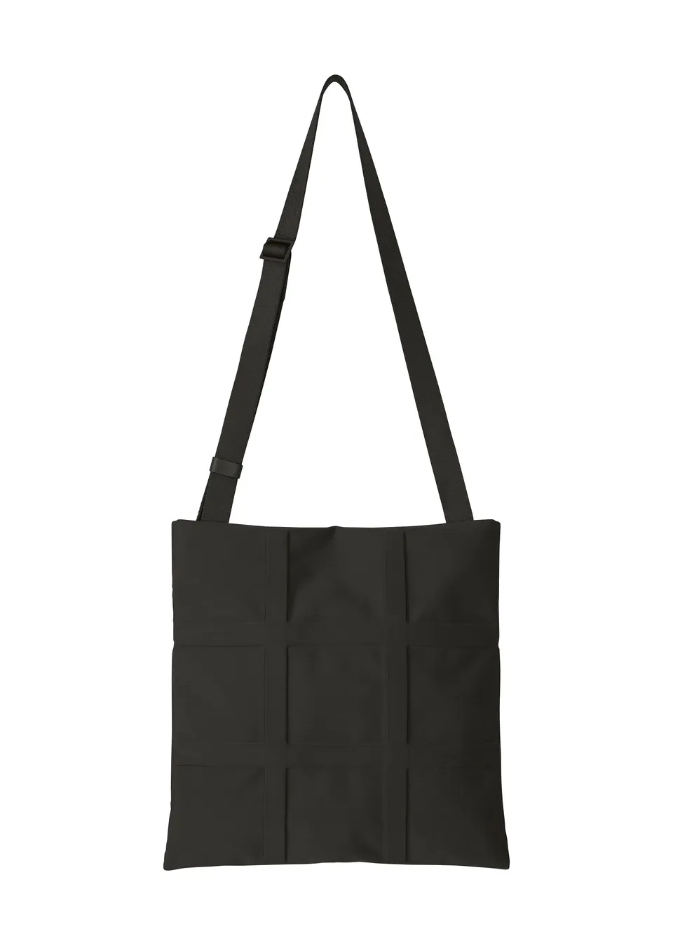 Issey Miyake Grid kabelka přes rameno černá tvarovací mřížka