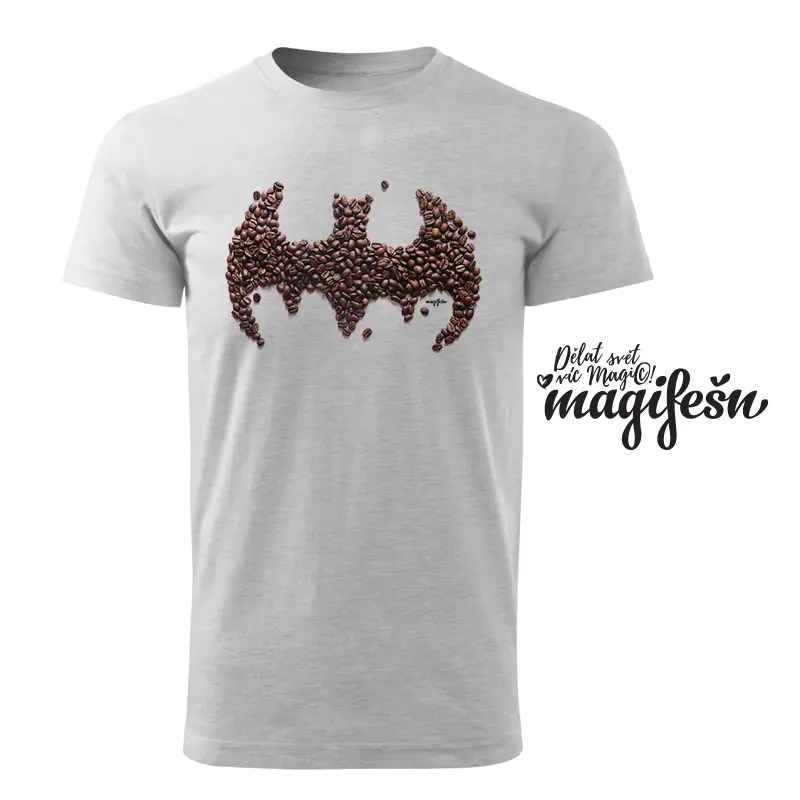 Magifešn XY Coffeelover Batman unisex tričko bio