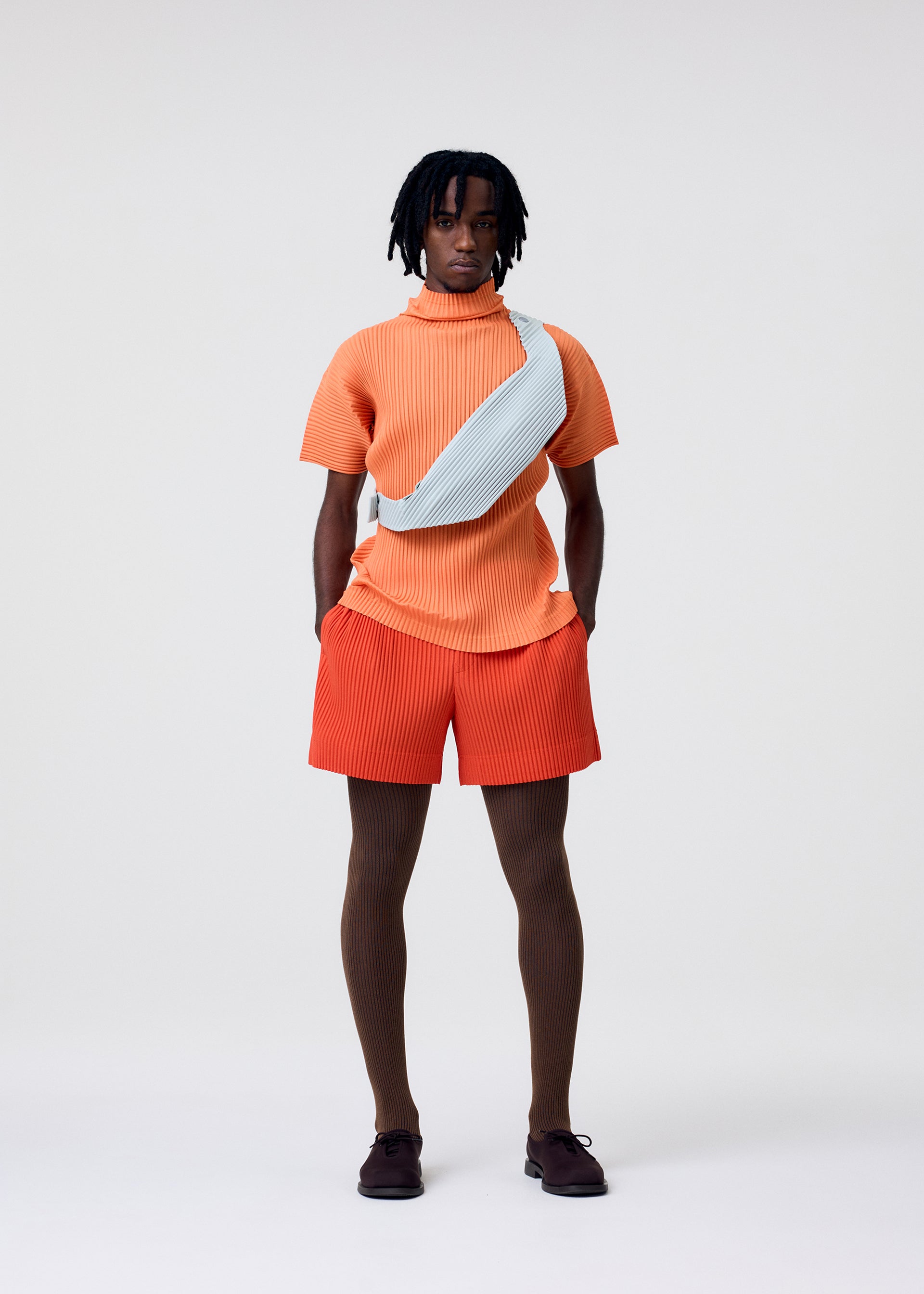 Homme Plissé Issey Miyake Crossbody taška černá