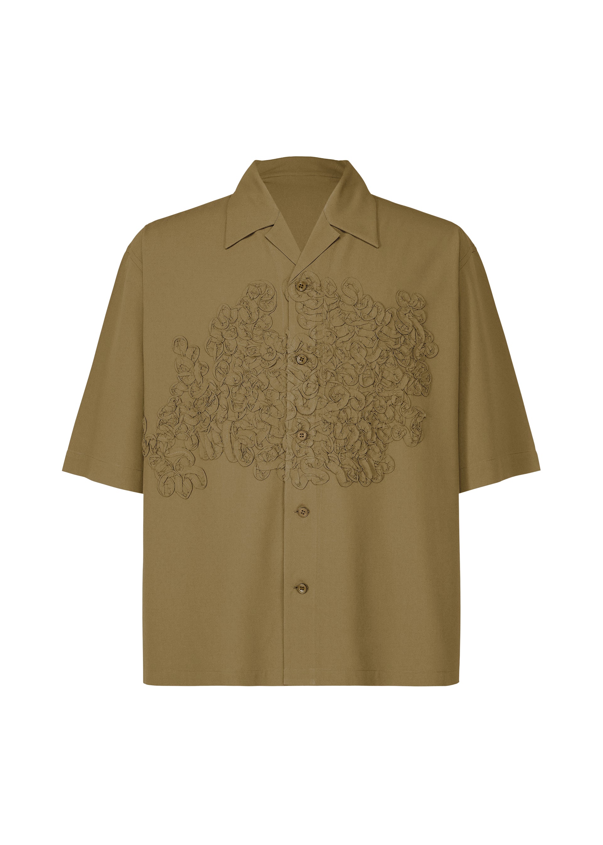 Homme Plissé Issey Miyake Embroidery Press košile bílá