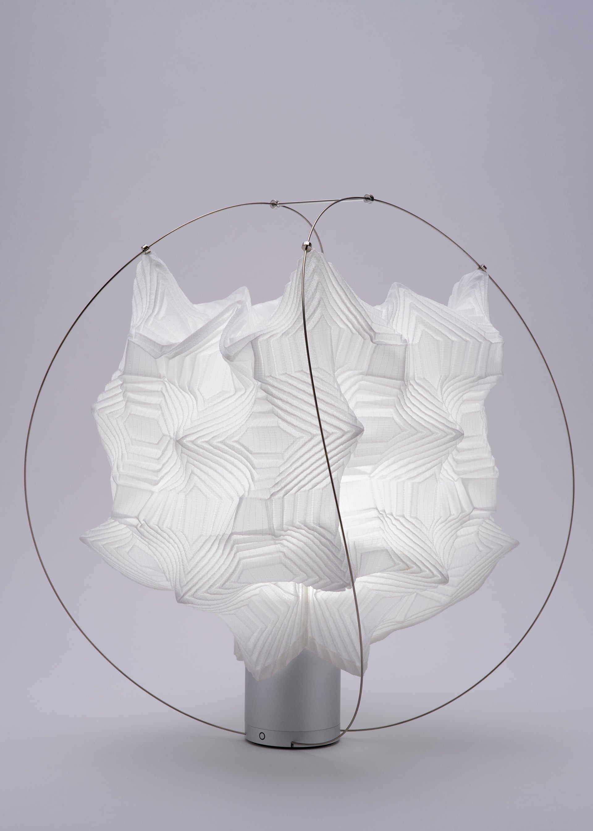 Issey Miyake TYPE-XIII O Series přenosná lampa bílá skládací