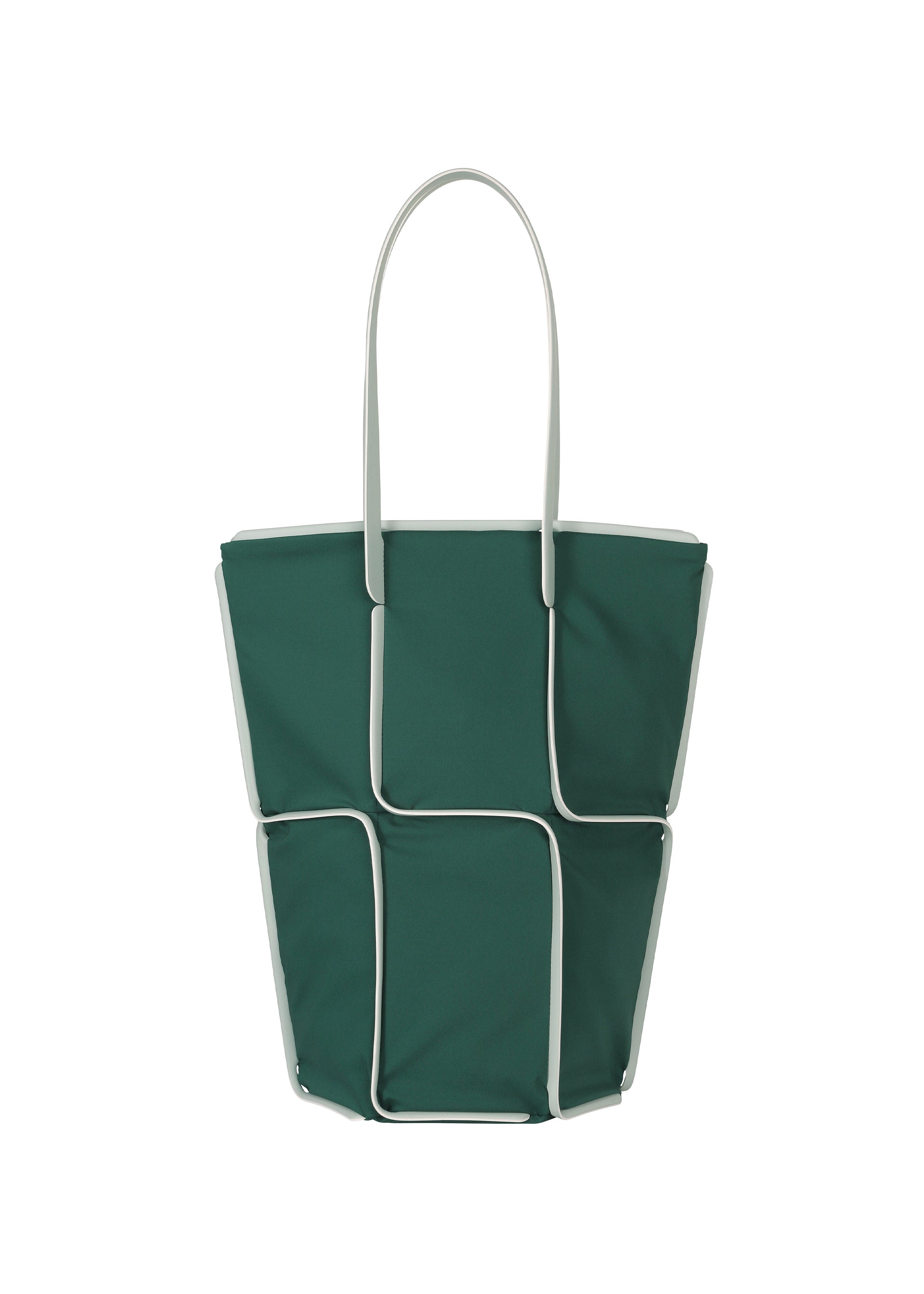 Issey Miyake Frame tote kabelka off white samonosná