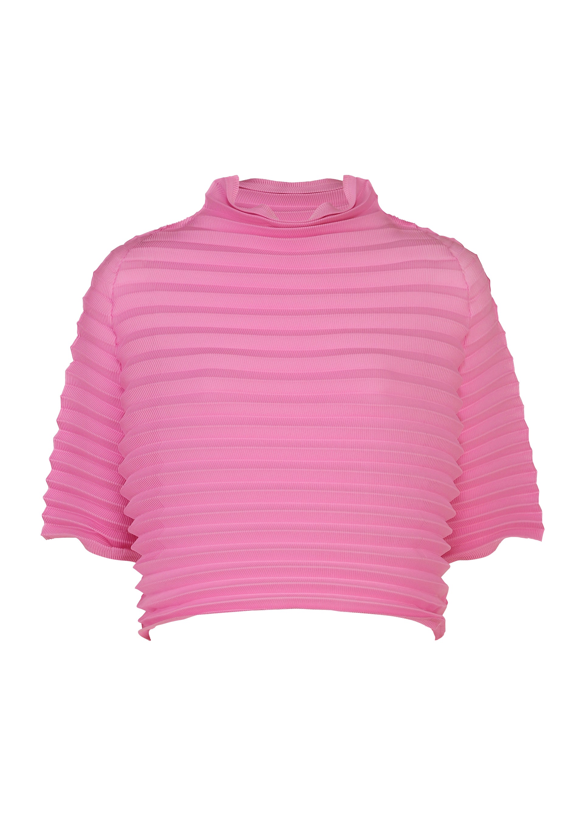 Issey Miyake Accordion Stretch Pleats top šedá plisovaný