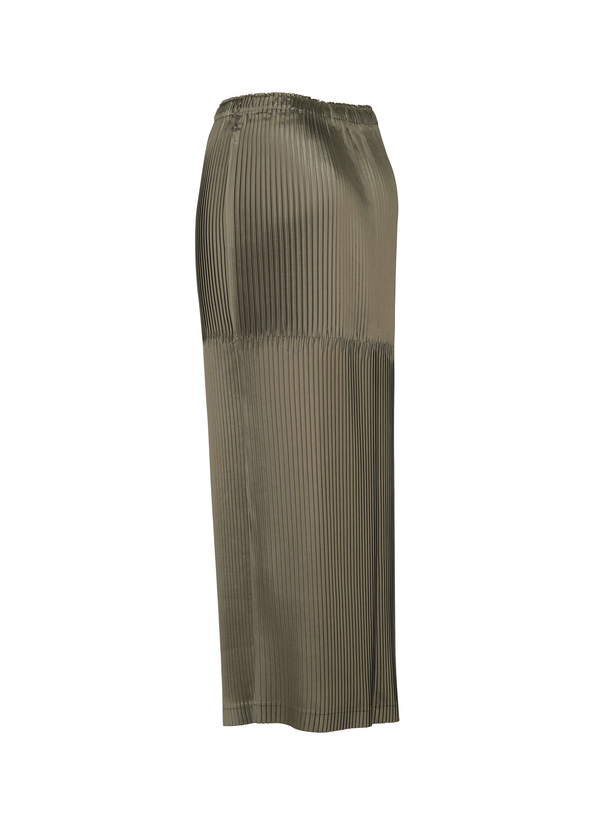 Issey Miyake Glossed Panels Pleats sukně šedá vel. 1 lesklá
