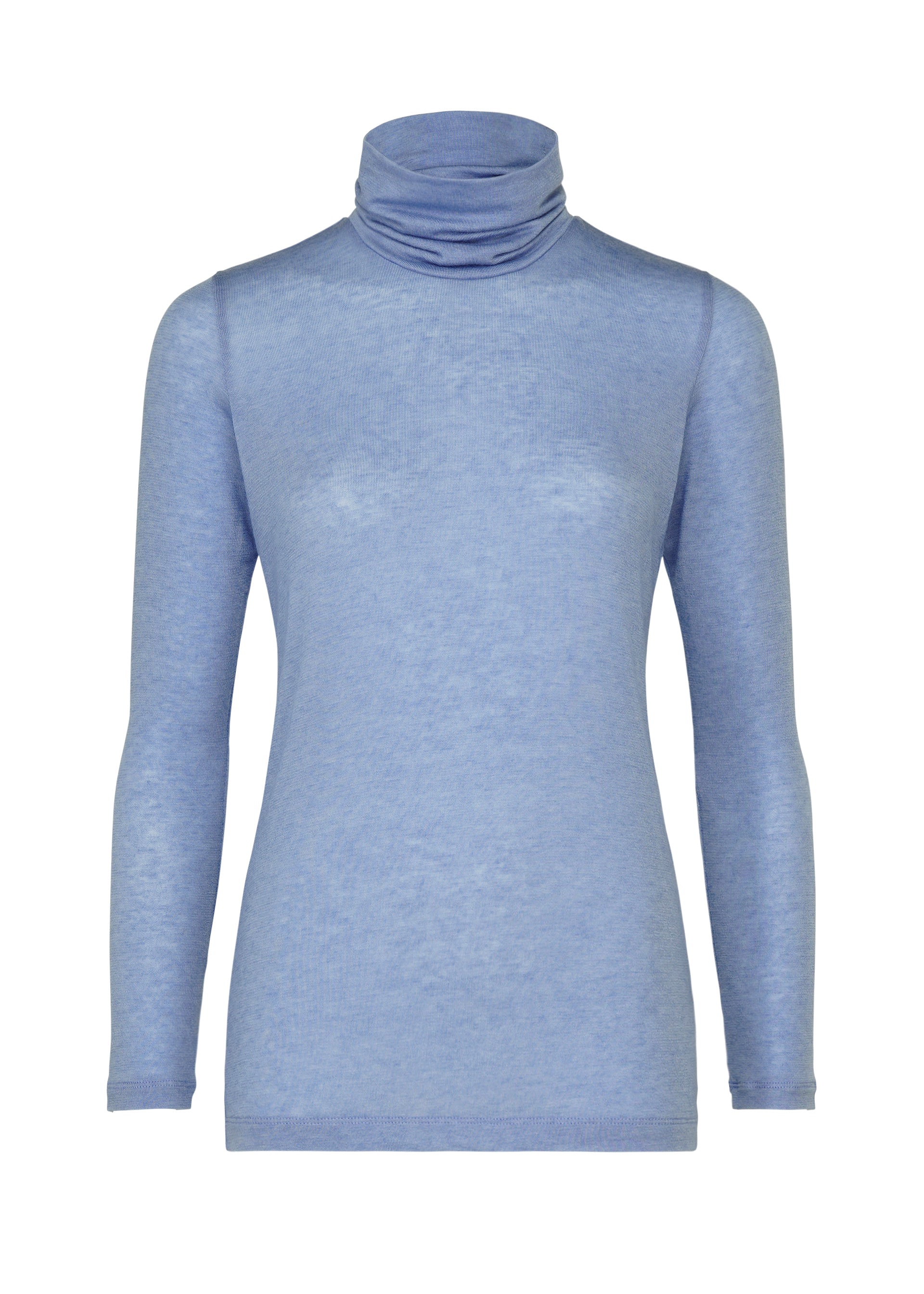 Issey Miyake Wool Mix Jersey rolák černý vlněný