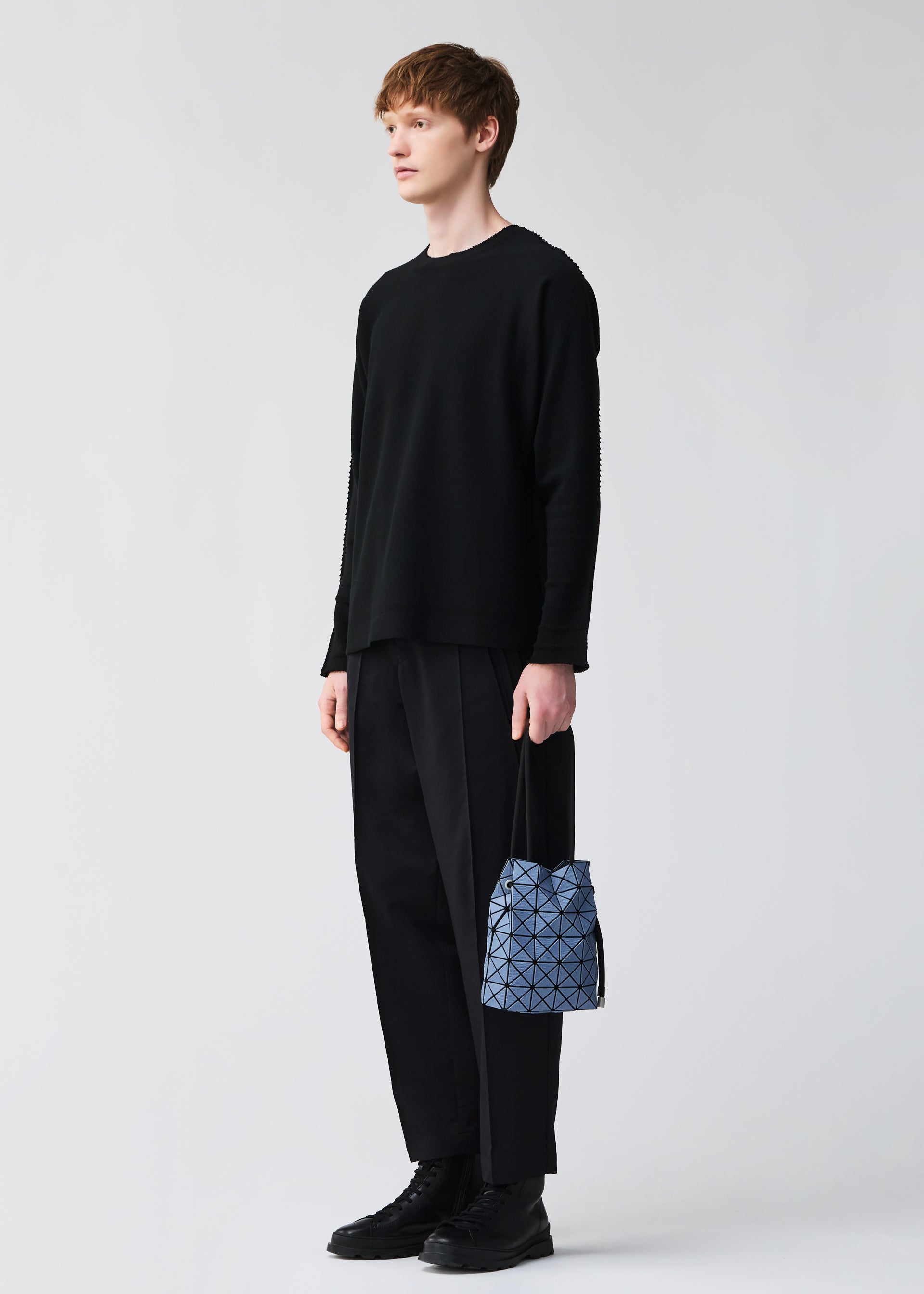 Issey Miyake Bao Bao Wring Denim kabelka Black 2v1 denim