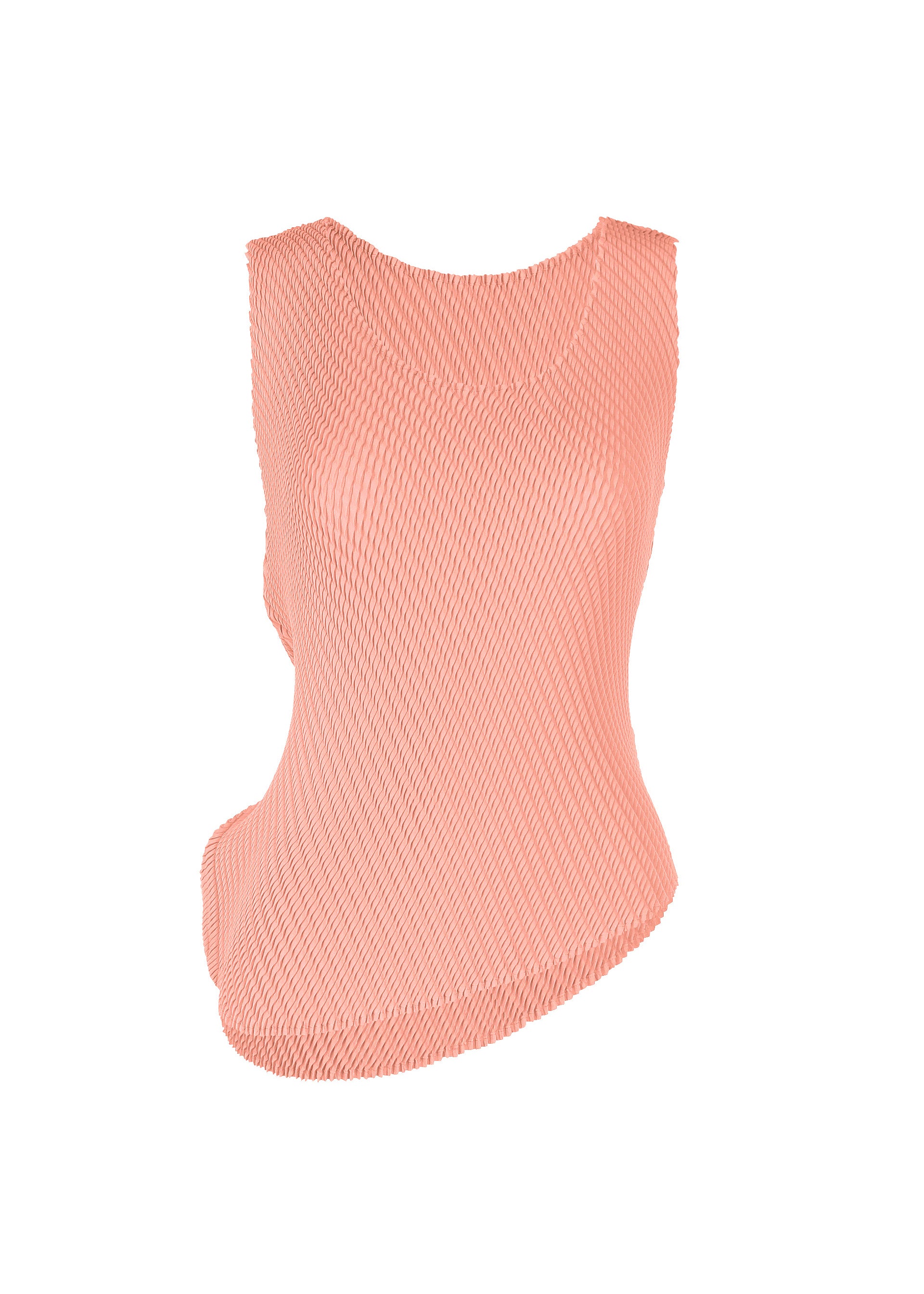 Issey Miyake Misty Pleats plisovaný top bez rukávů černý