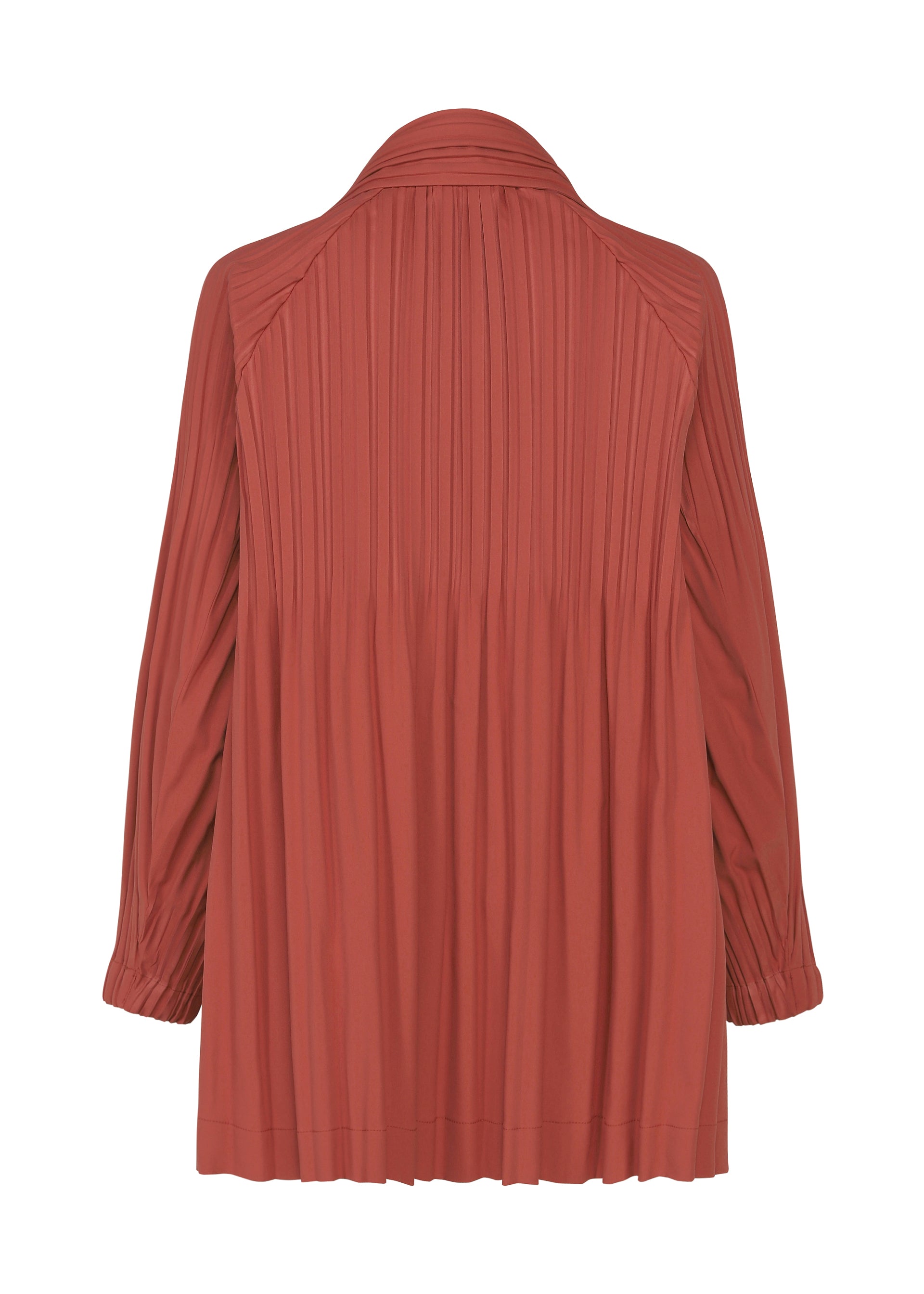 PLEATS PLEASE ISSEY MIYAKE SMOOTH COAT kabát černá