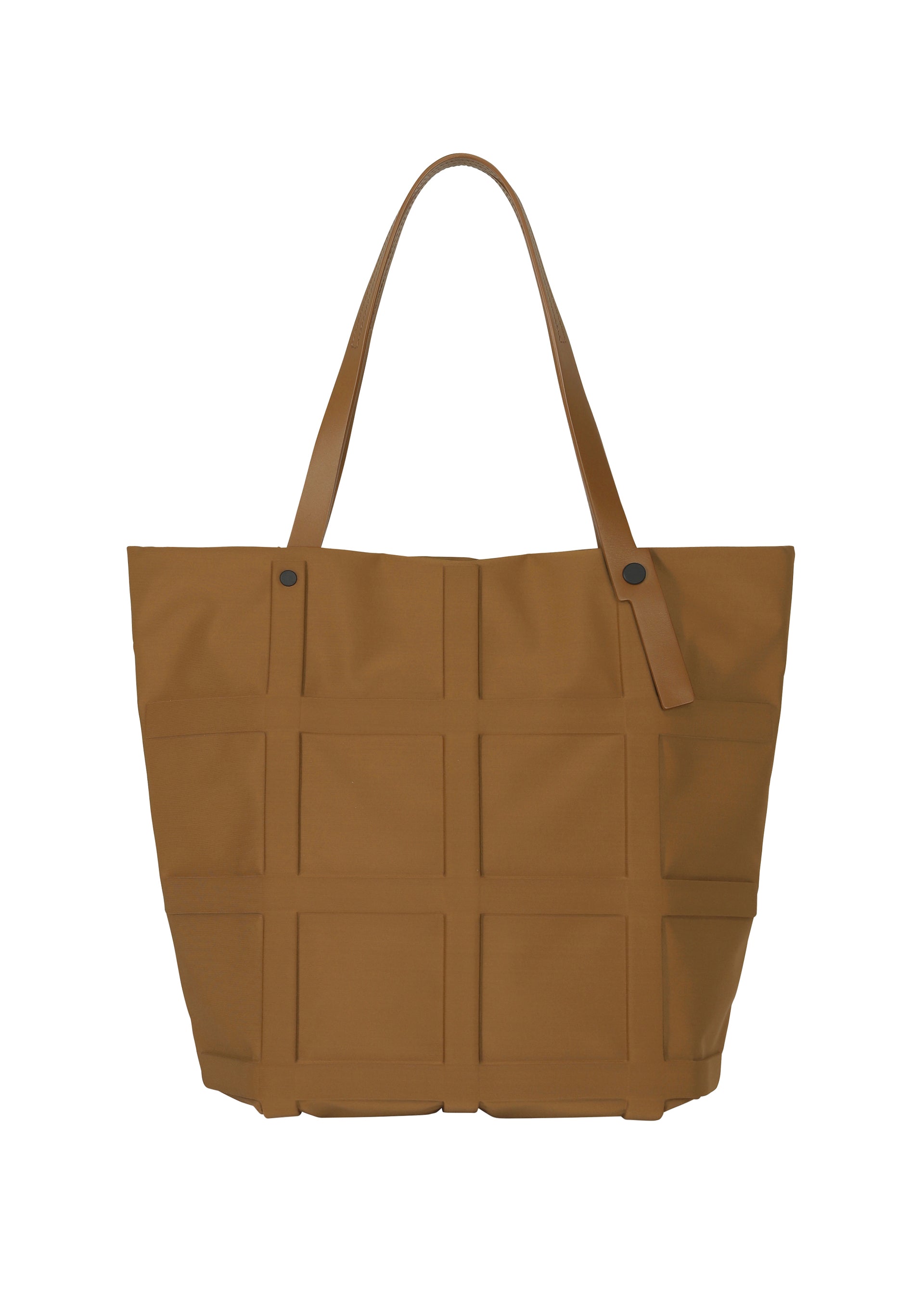 Issey Miyake Grid tote kabelka černá tvarovatelná