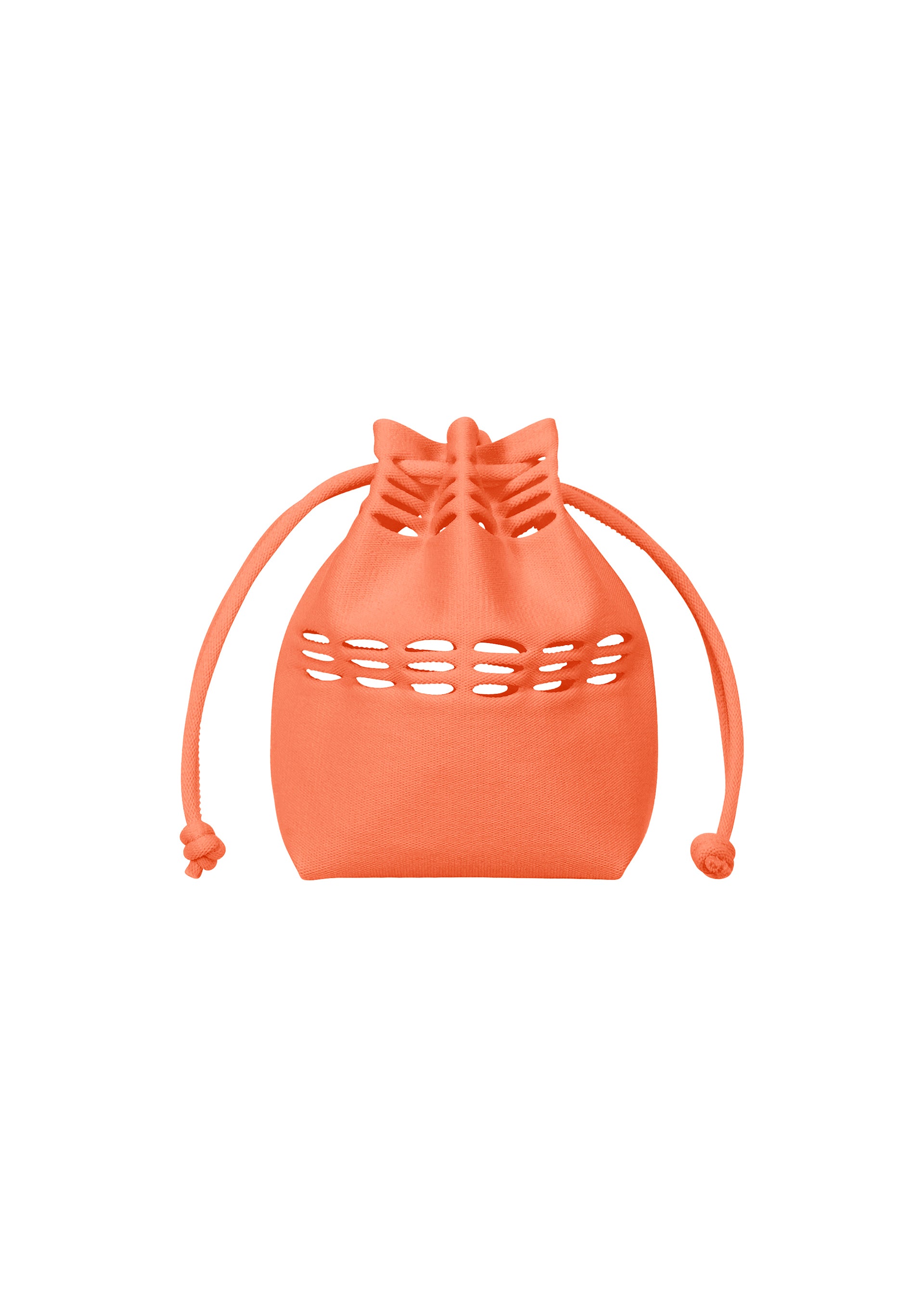Issey Miyake Mokko Pocket kabelka sytě růžová pletená
