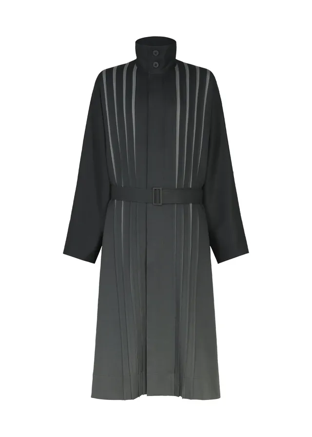 Issey Miyake Dawn Ray kabát černý plisovaný vel. 2