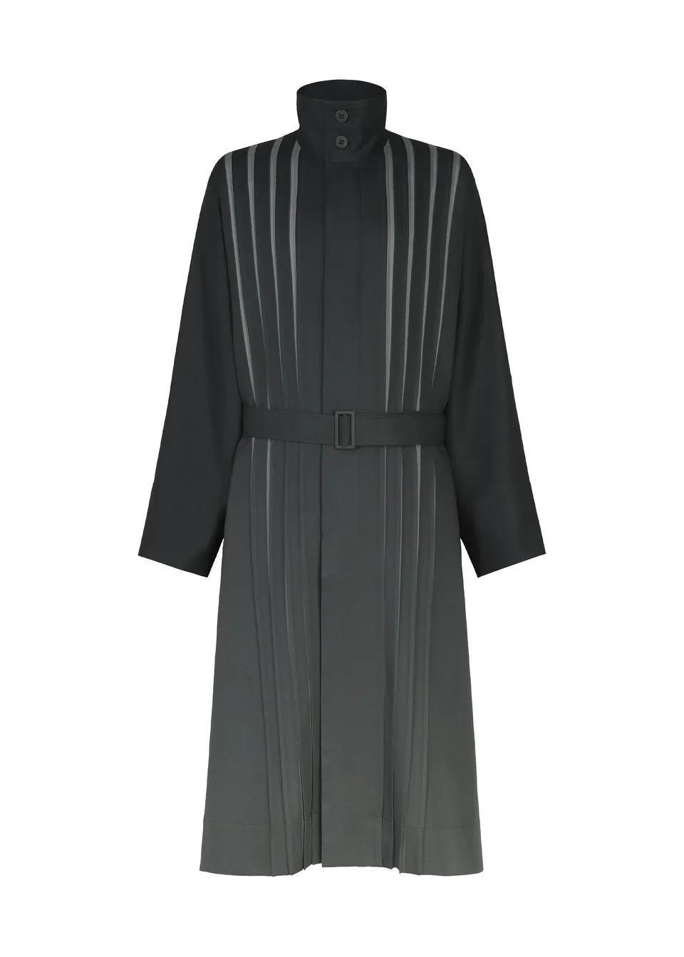 Issey Miyake Dawn Ray kabát černý plisovaný vel. 2