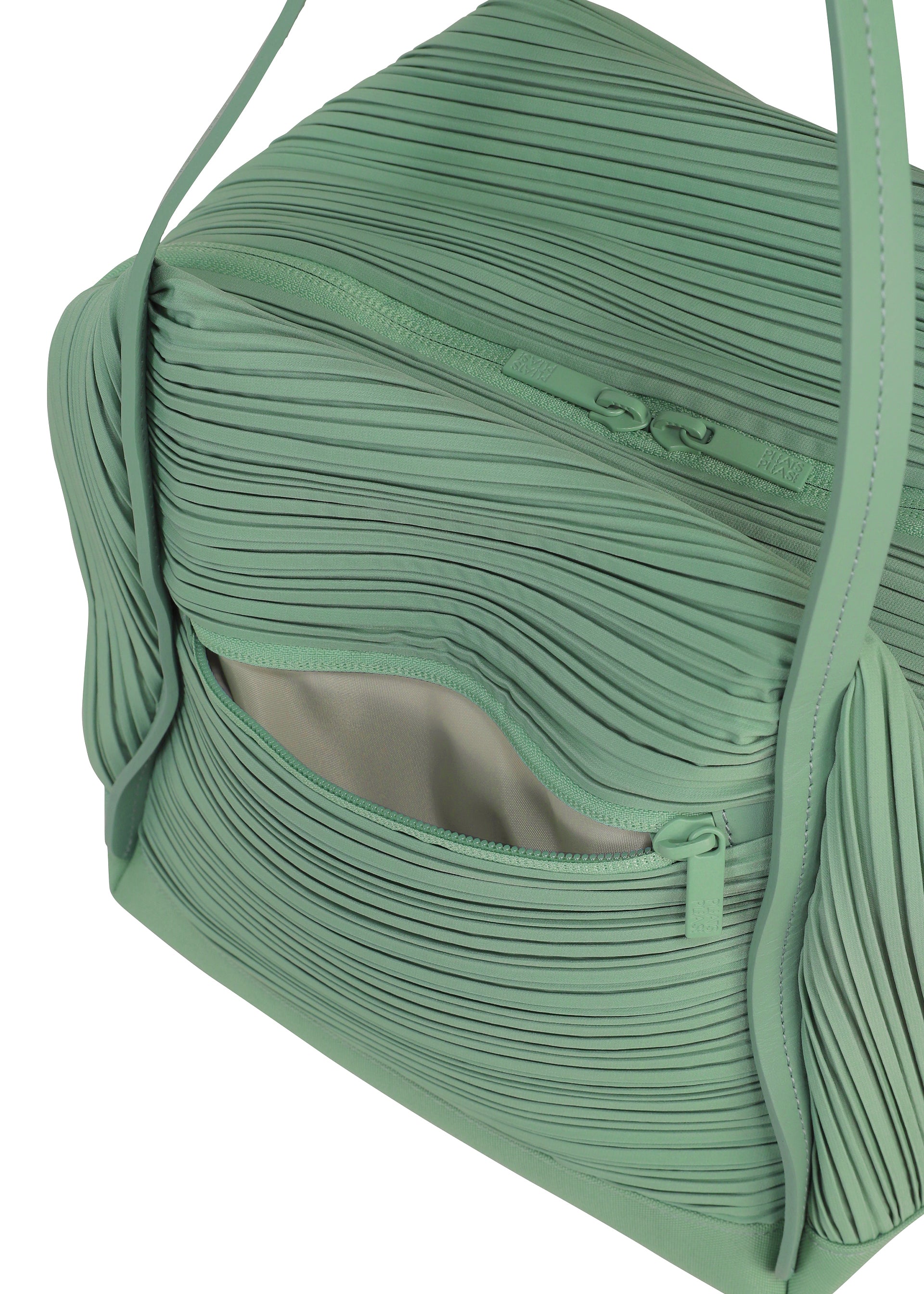 Issey Miyake Pleats Please Bias Pleats Bag kabelka khaki
