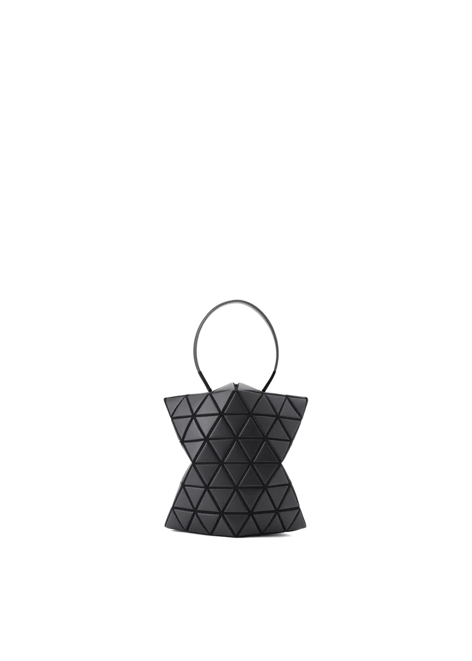 Issey Miyake Torso kabelka matná černá trojúhelníková