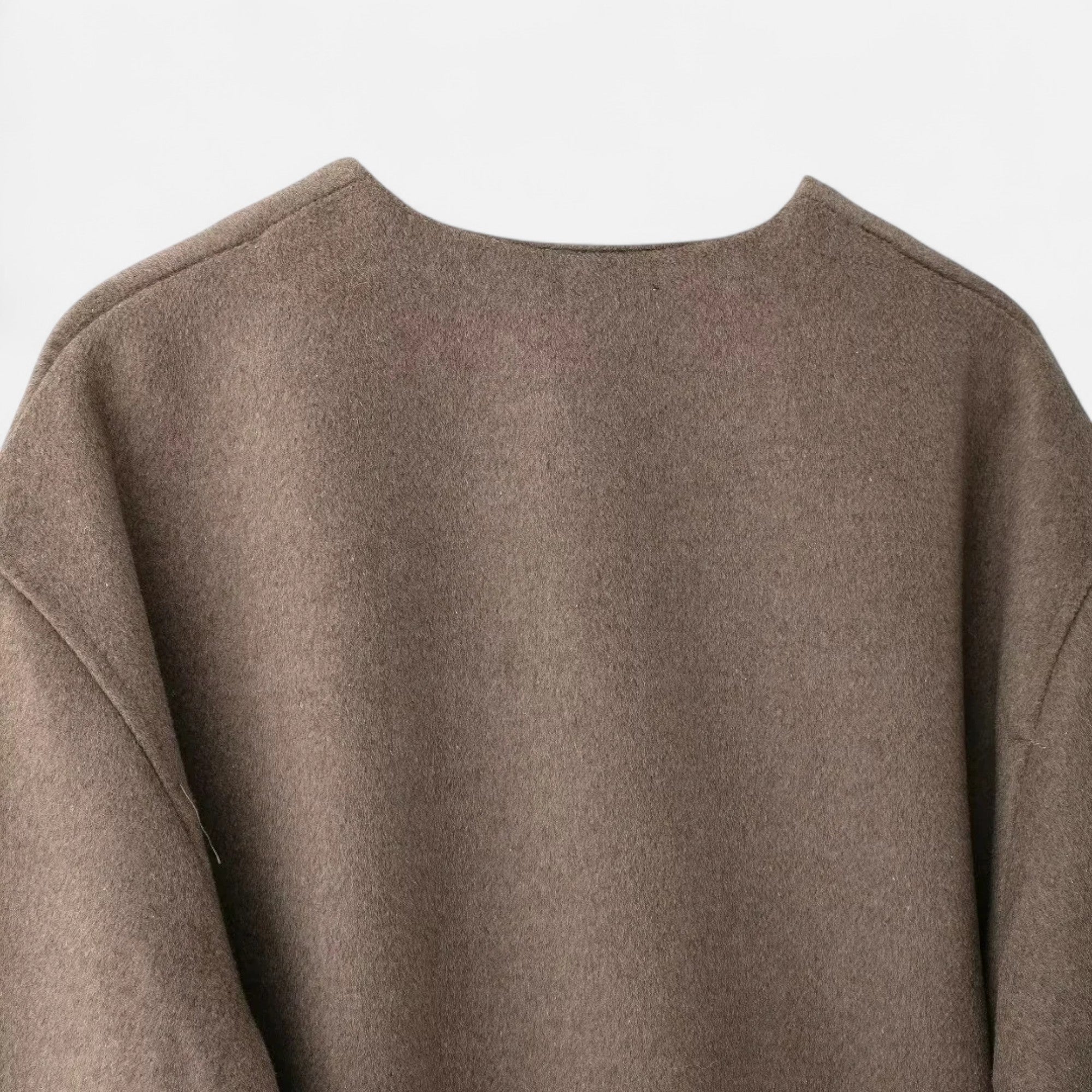 Norielle elegantní zavinovací svetr s páskem khaki