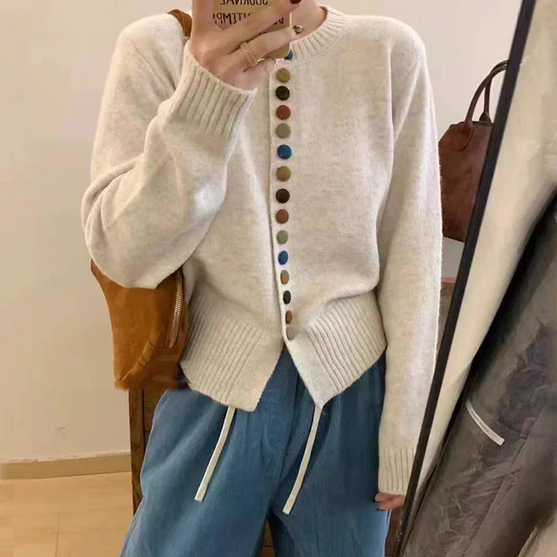 Norielle dámský pletený cardigan šedý S